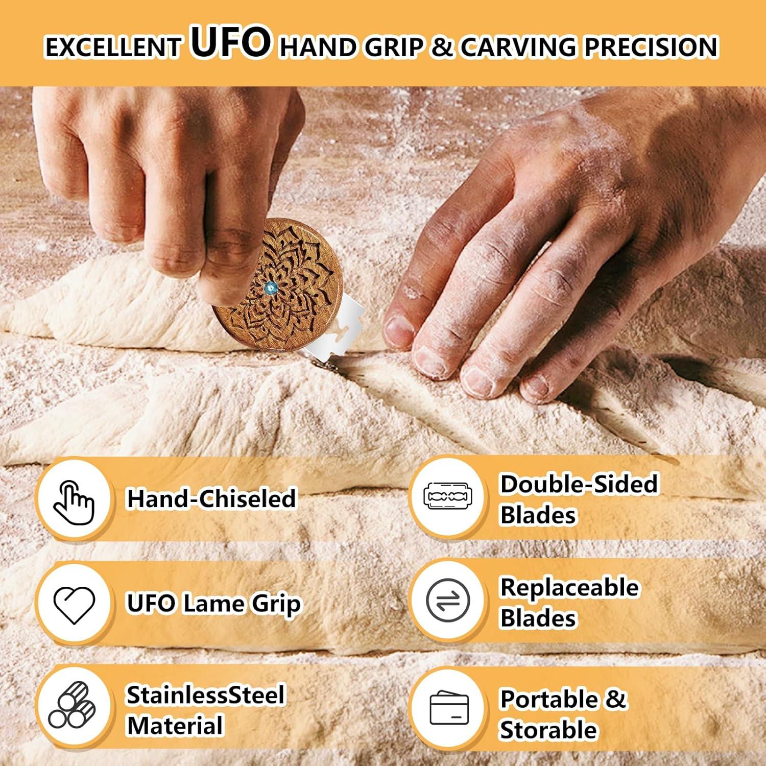 Herramienta de Puntuación de Pan COOHLYEE UFO con 5 Cuchillas