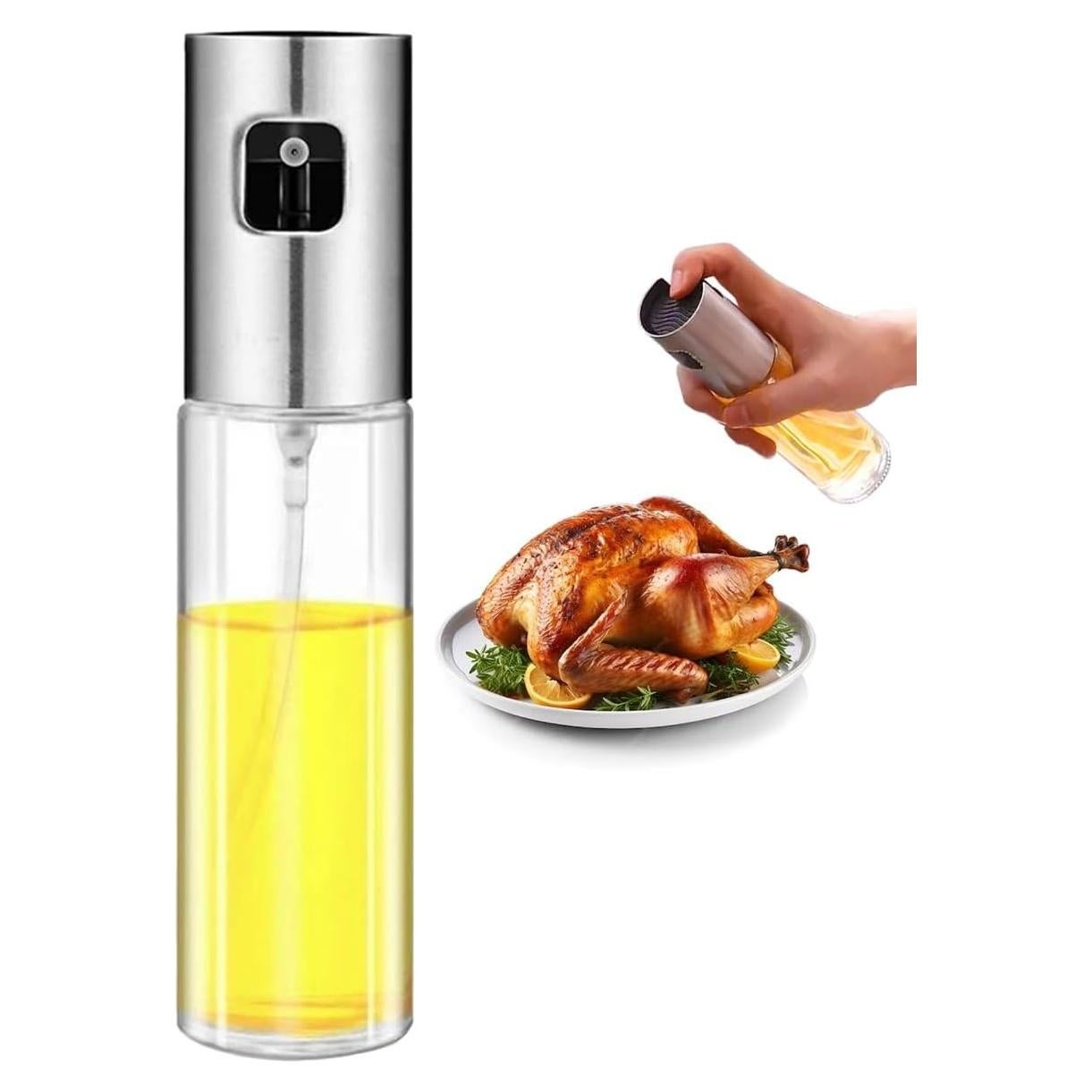 Pulverizador de Aceite VIGOR PATH 100ml Acero Inoxidable