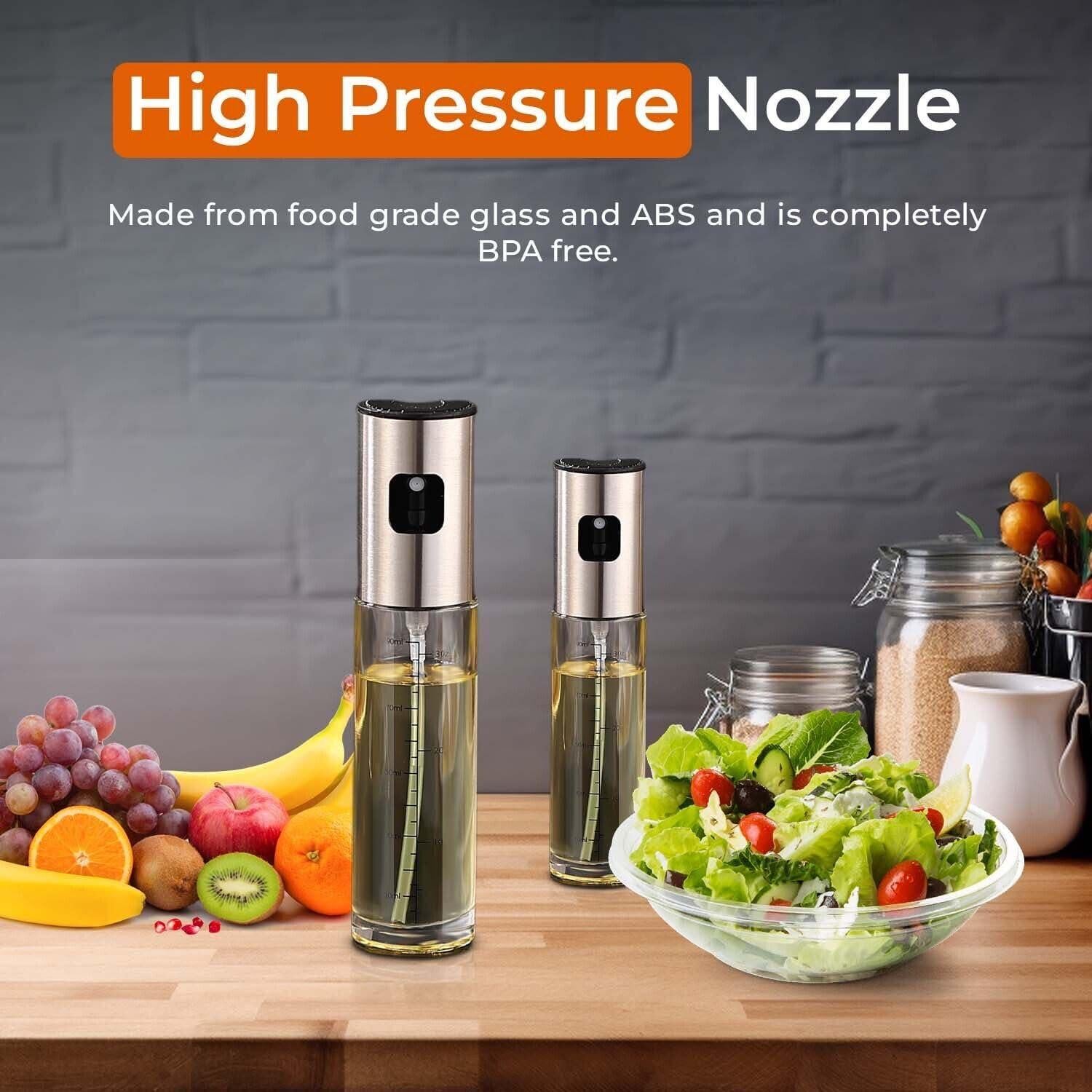 Pulverizador de Aceite VIGOR PATH 100ml Acero Inoxidable