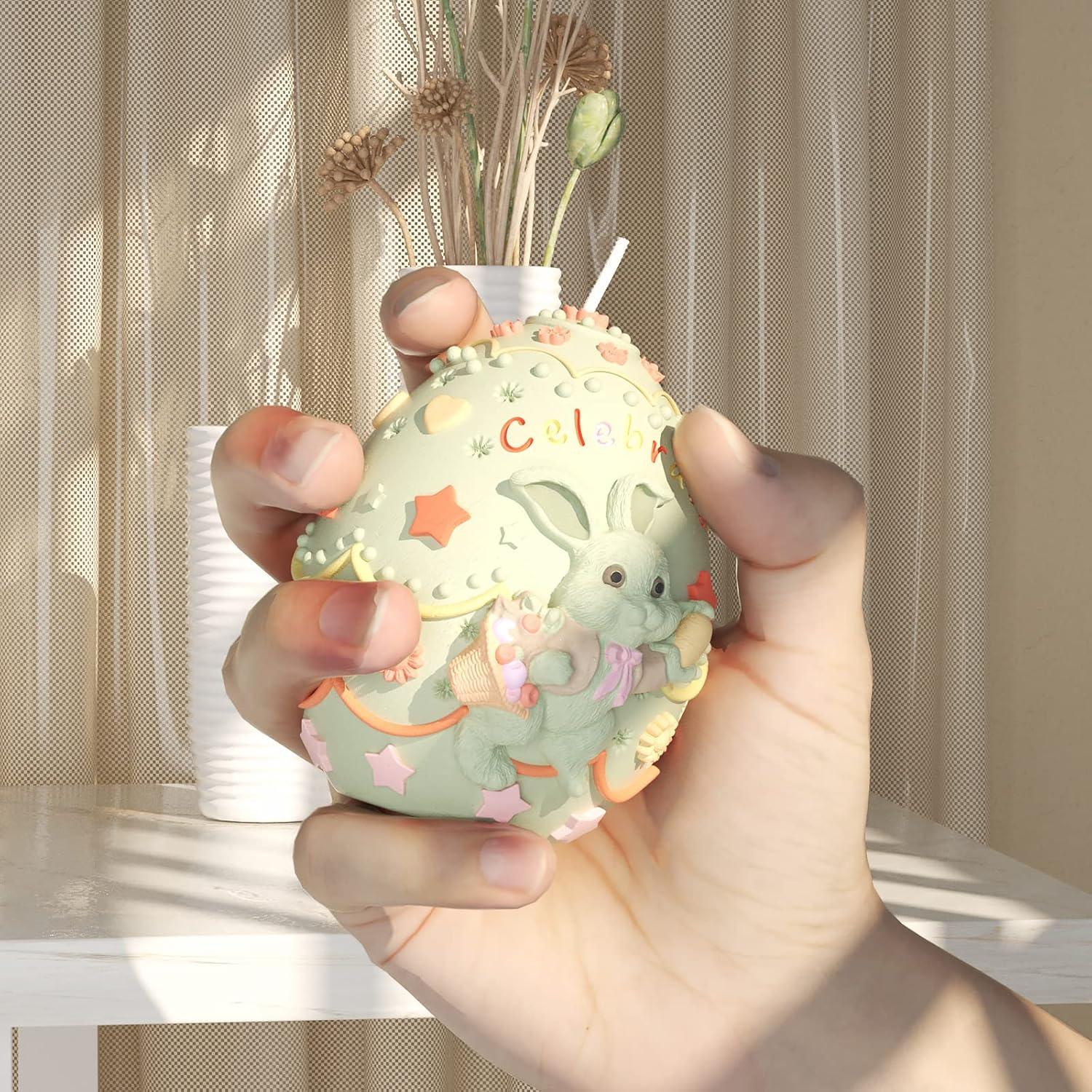 Molde de Silicona Conejo para Pasteles y Velas EVERELAM