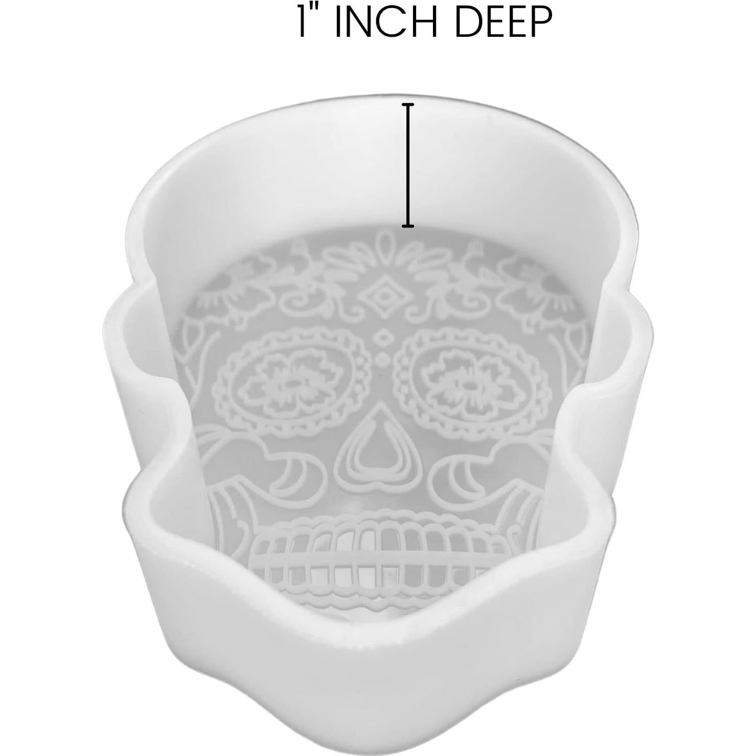 Molde de Silicona Calavera de Azúcar Lashicorn 8.9x12.7 cm