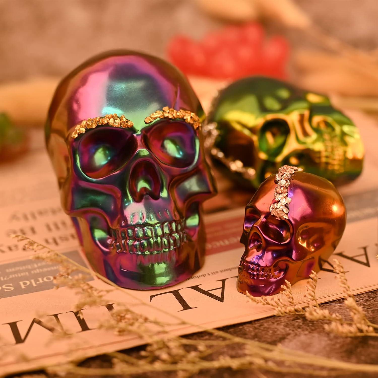 Molde de Resina de Calavera Actvty - 3 Tamaños de Silicona