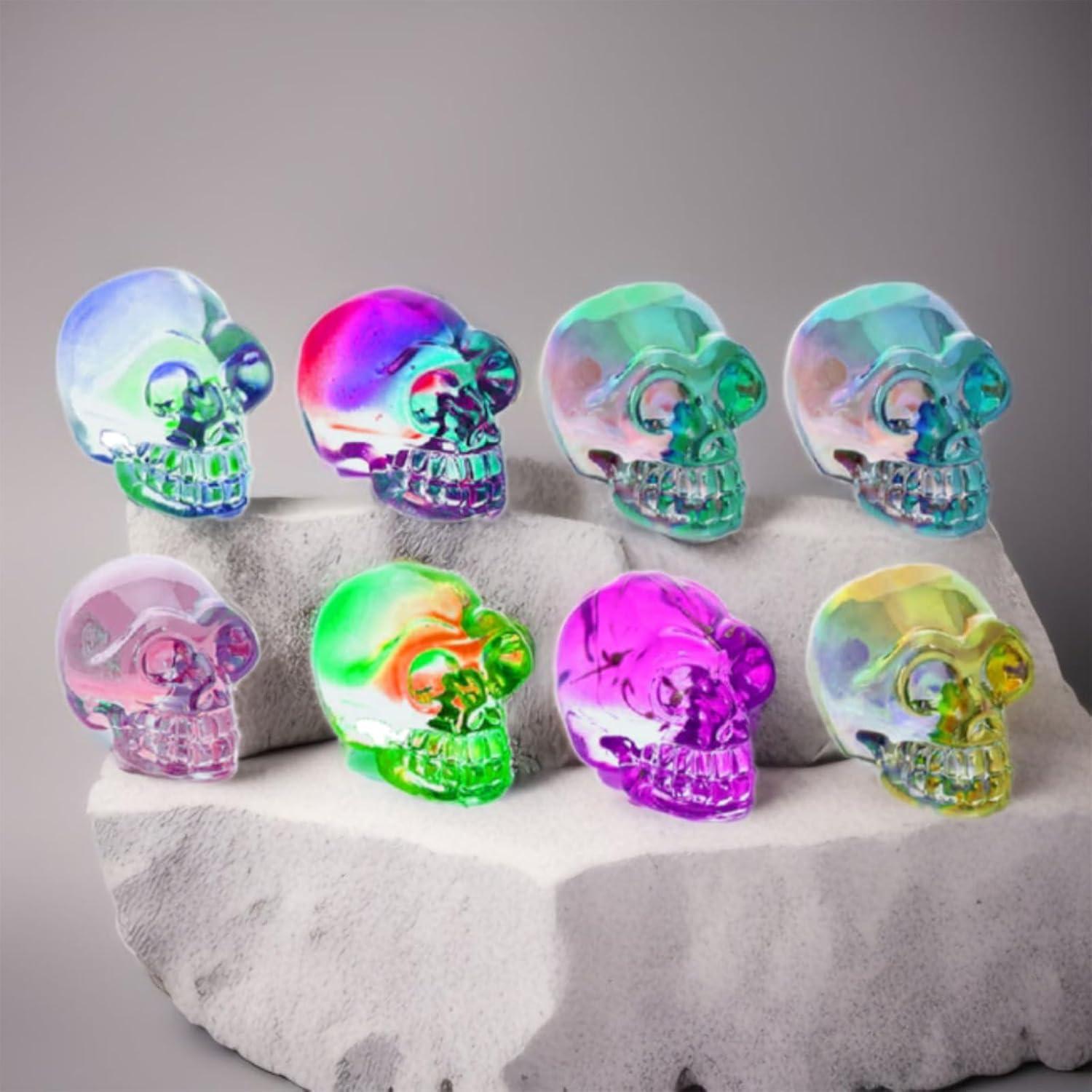 8 Moldes de Silicona Calavera Halloween YRIHJIXQ para Resina
