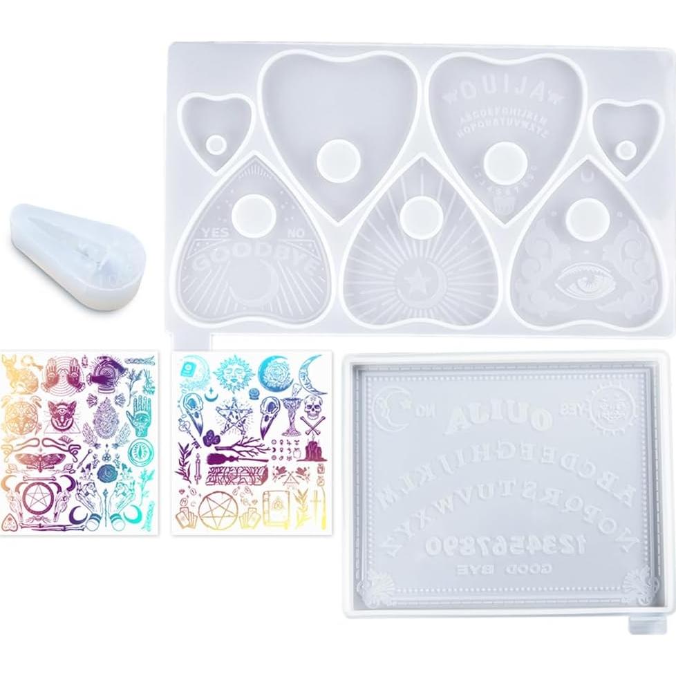 Molde de Silicona FUNSHOWCASE para Tablero Ouija y Calavera