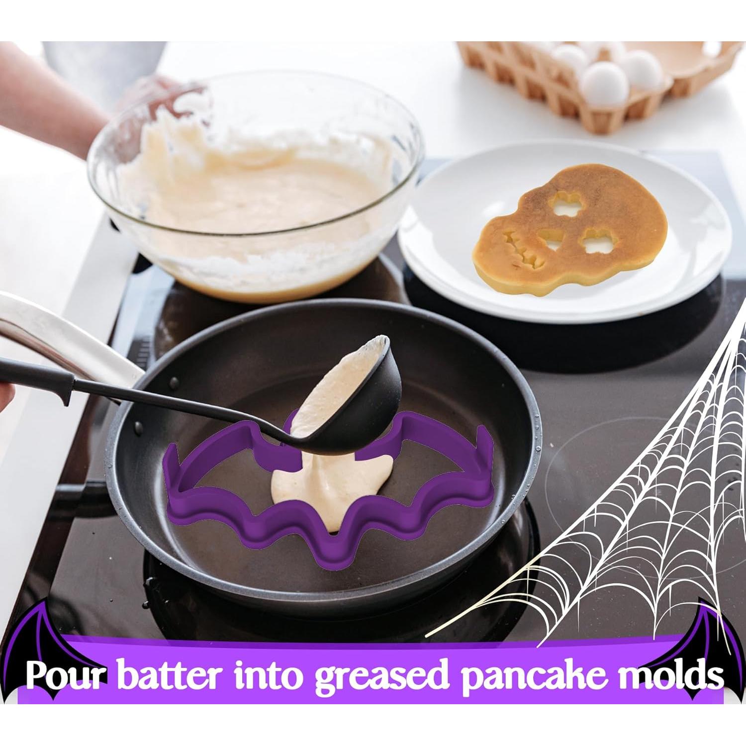 Moldes de Silicona Kamehame para Pancakes Halloween - 4 Piezas