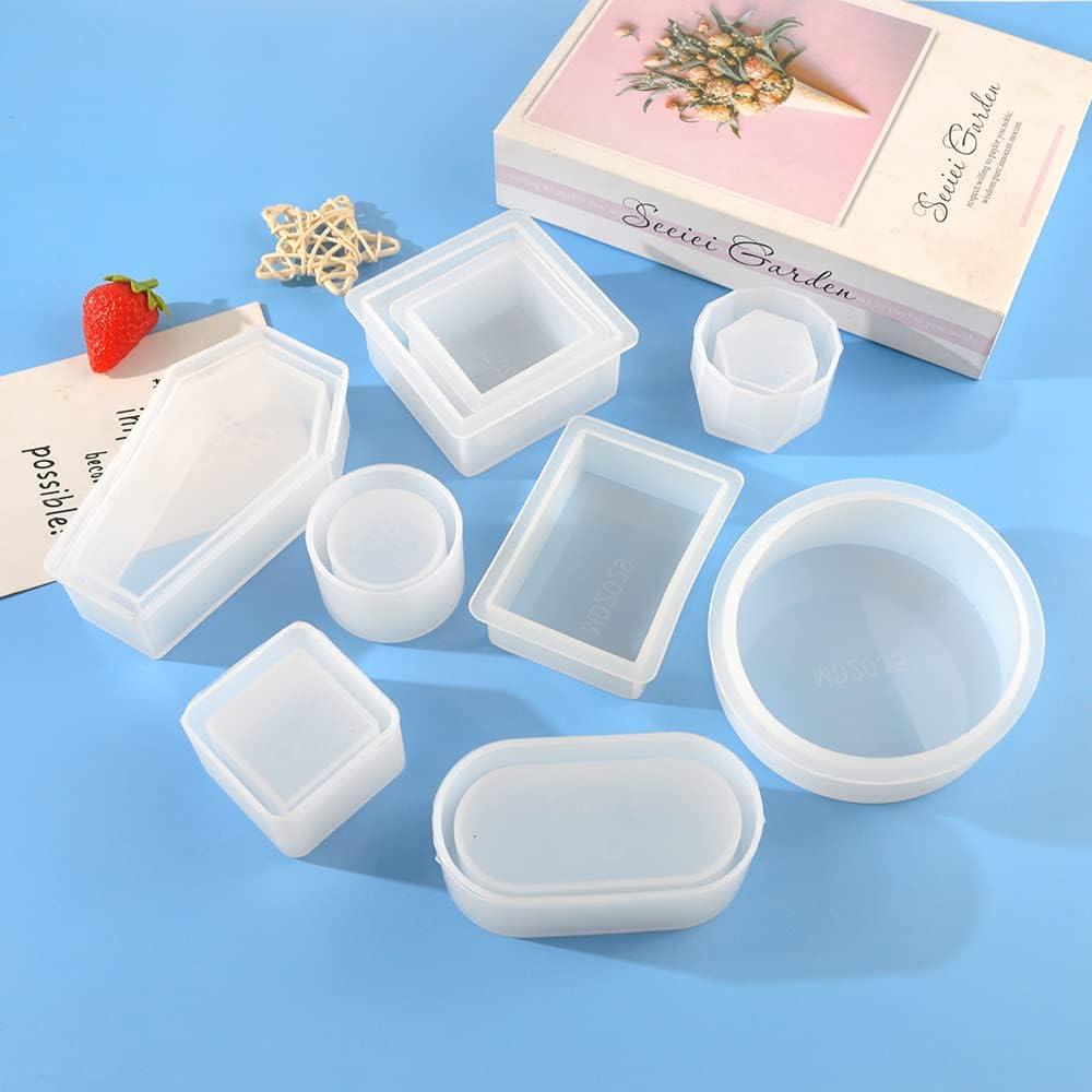 Caja de Moldes de Silicona RESIN GO 500g para Resina Creativa
