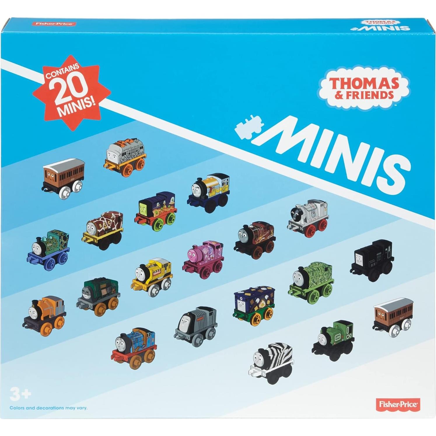 Juguetes Trenes MINIS Fisher-Price Paquete 20 Vehículos 0.45 kg