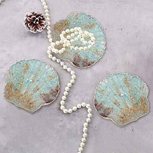 Molde de Posavasos de Silicona Reina Brillante - Forma de Concha