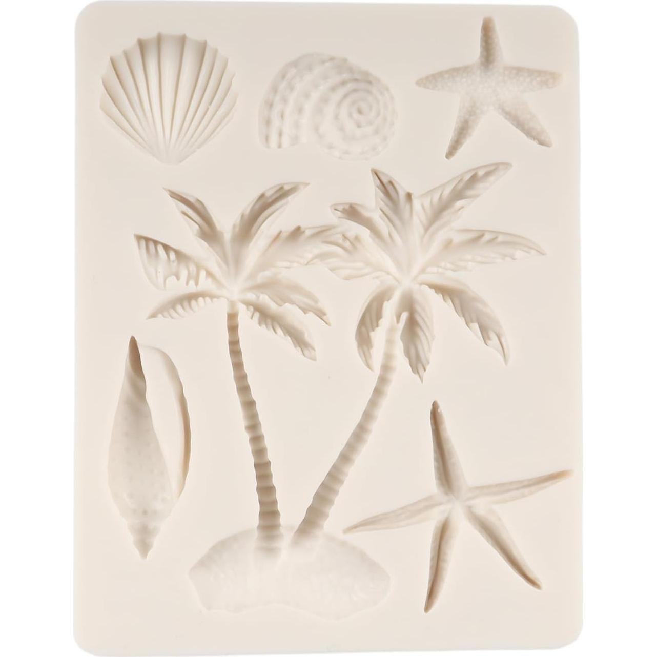 Moldes de Fondant de Silicona FCKEMLDS - Playa Hawaiana 4 Pcs