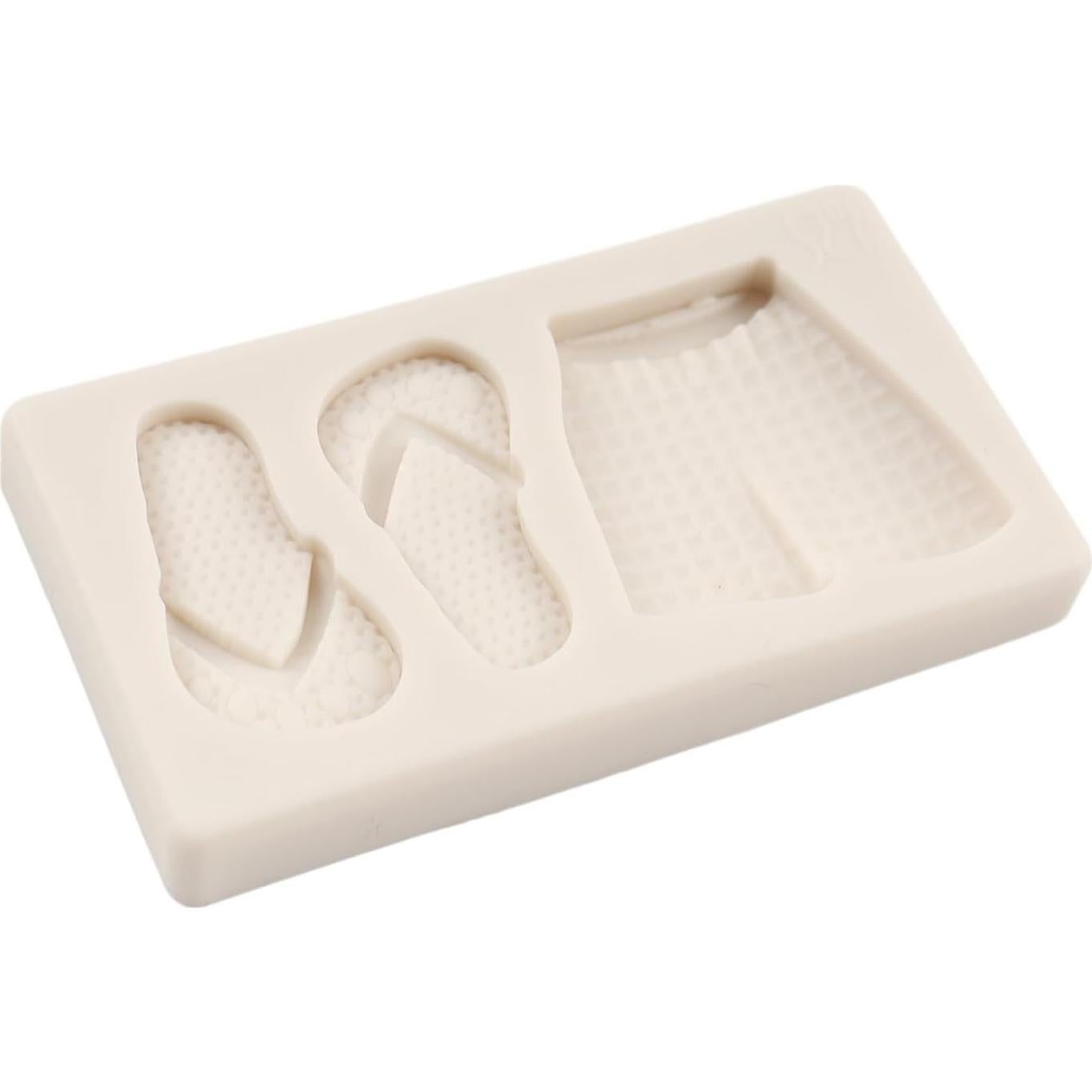 Moldes de Fondant de Silicona FCKEMLDS - Playa Hawaiana 4 Pcs