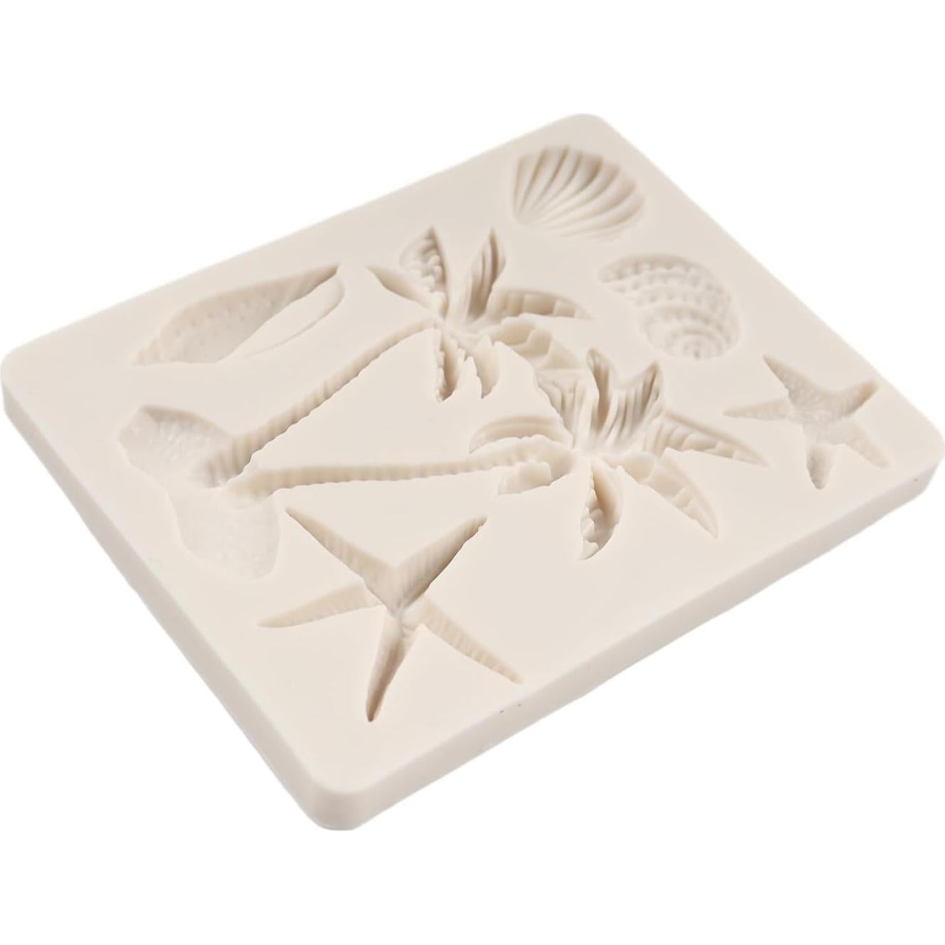 Moldes de Fondant de Silicona FCKEMLDS - Playa Hawaiana 4 Pcs