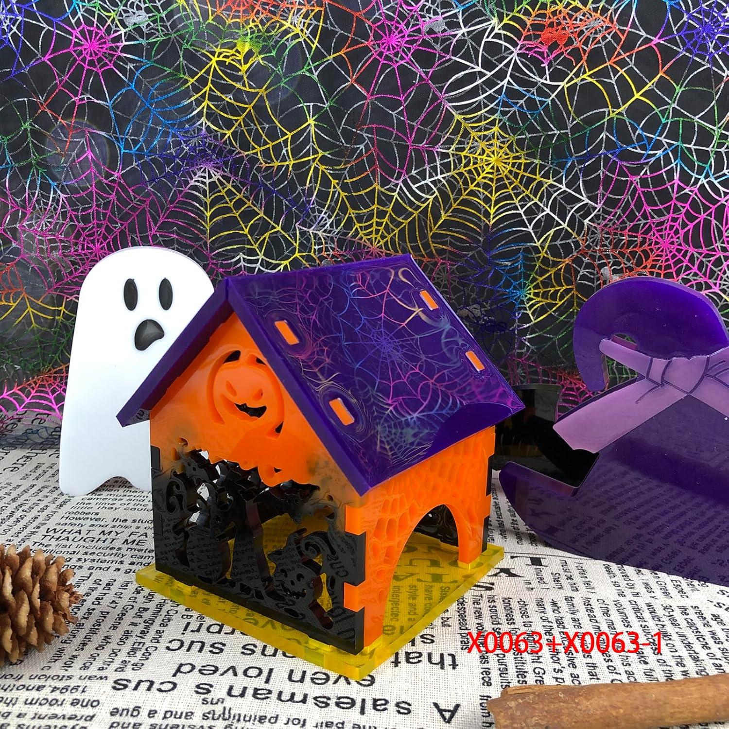 Molde de Silicona Halloween Kingmise Casa Embrujada 26.2x18.7cm