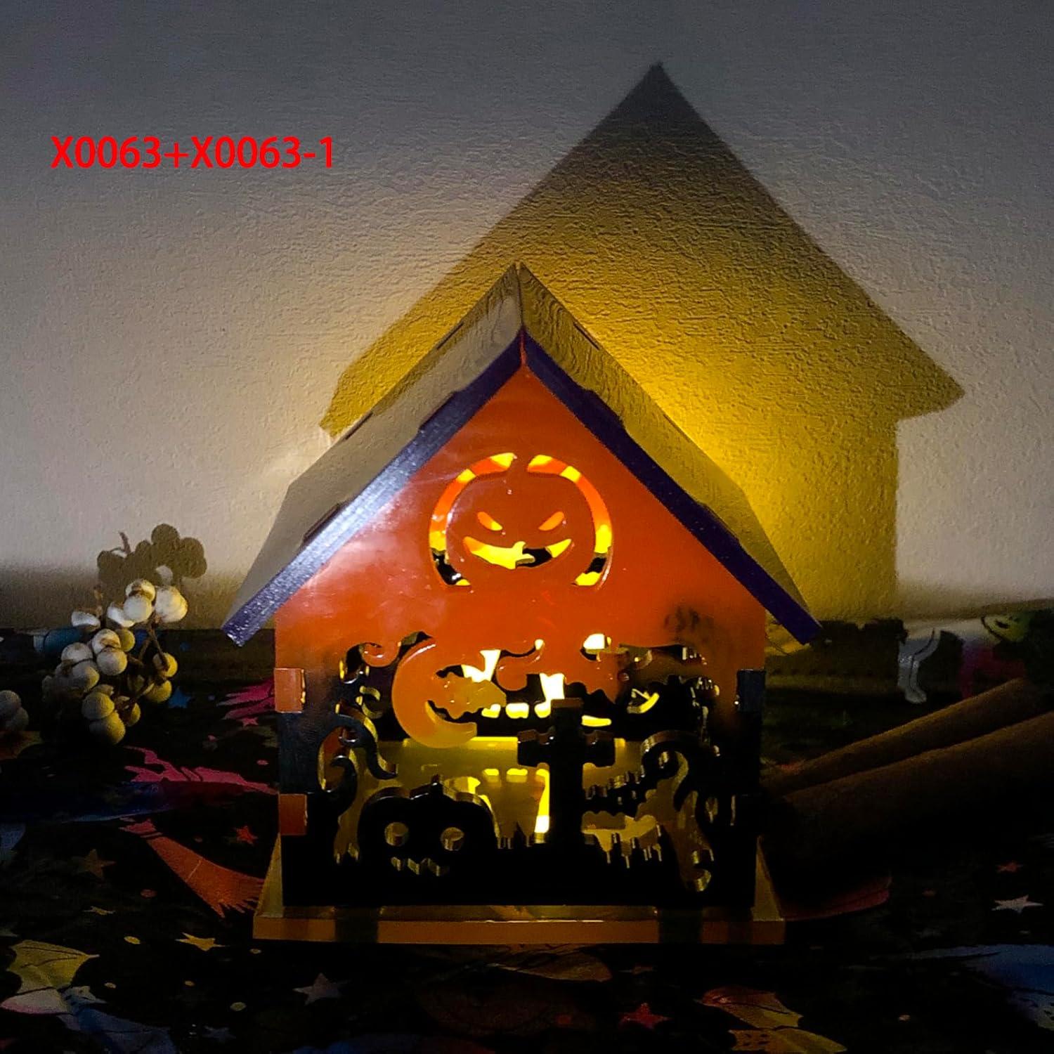 Molde de Silicona Halloween Kingmise Casa Embrujada 26.2x18.7cm