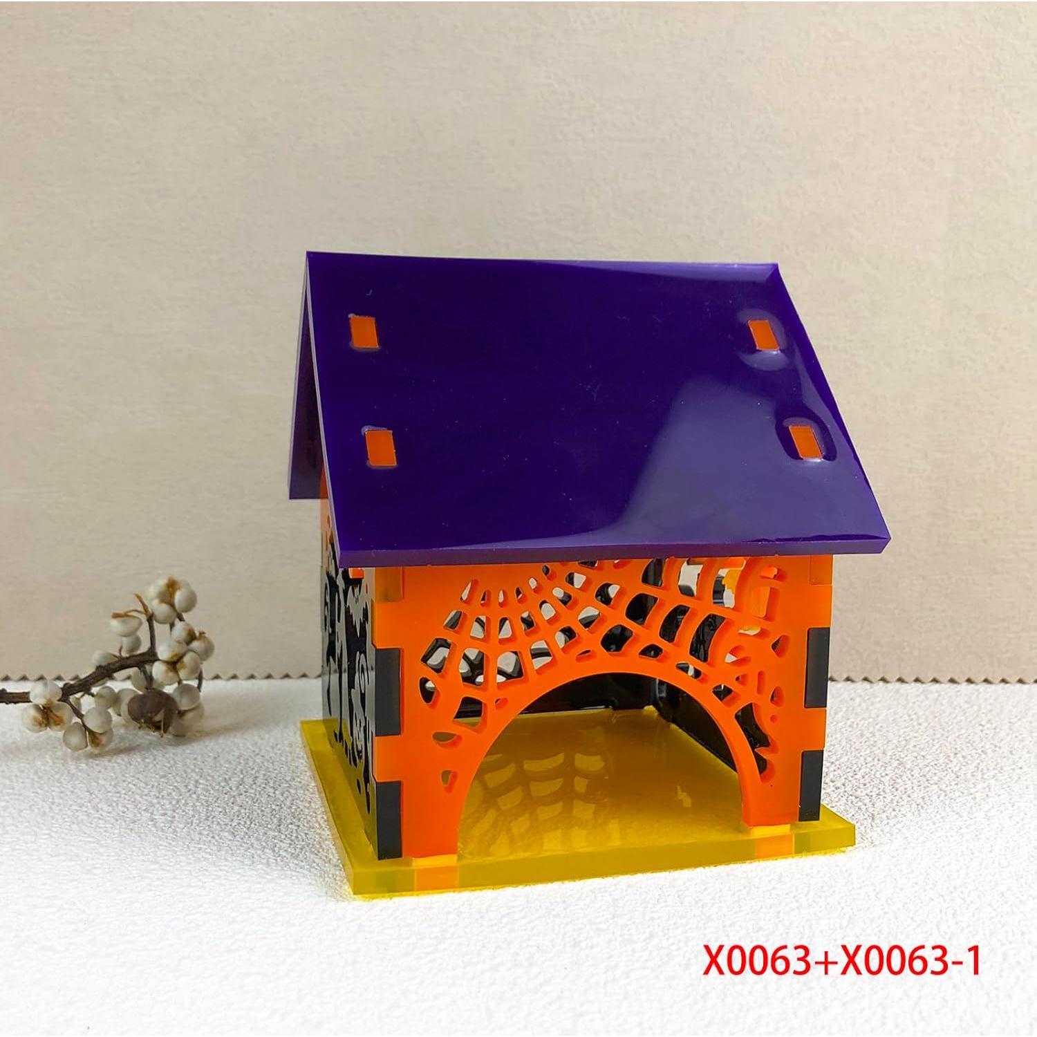 Molde de Silicona Halloween Kingmise Casa Embrujada 26.2x18.7cm