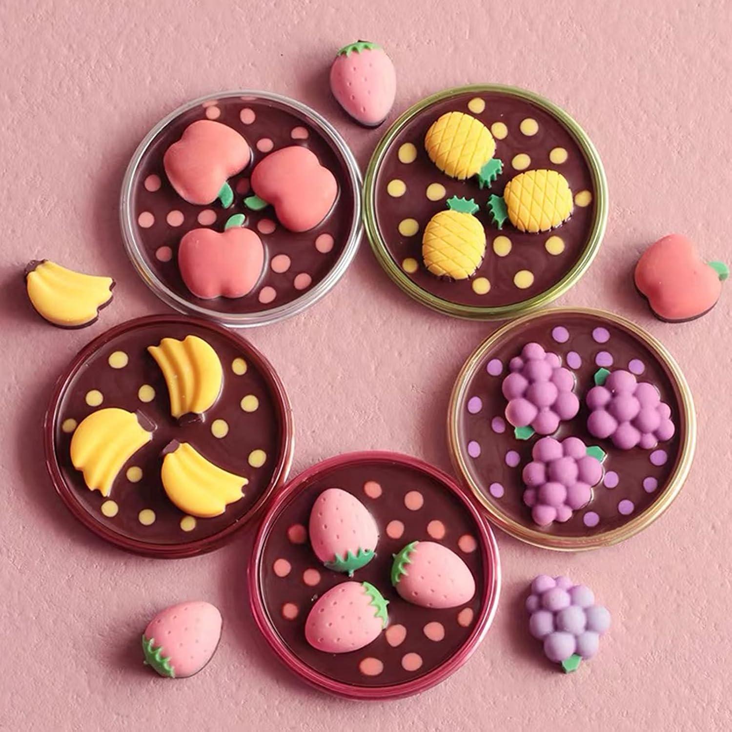 Moldes de Silicona para Fondant de Frutas ICOCONG - 2 Pcs