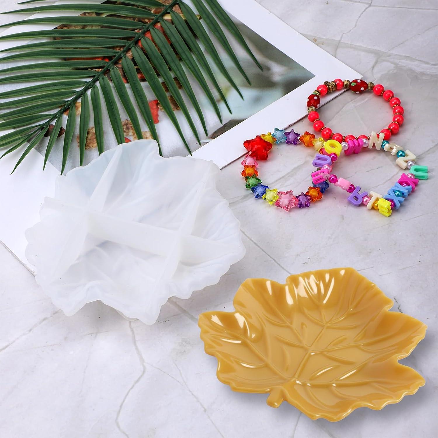 Molde de Silicona para Resina Hojas de Arce Yuomeaz 13.5x15.2cm