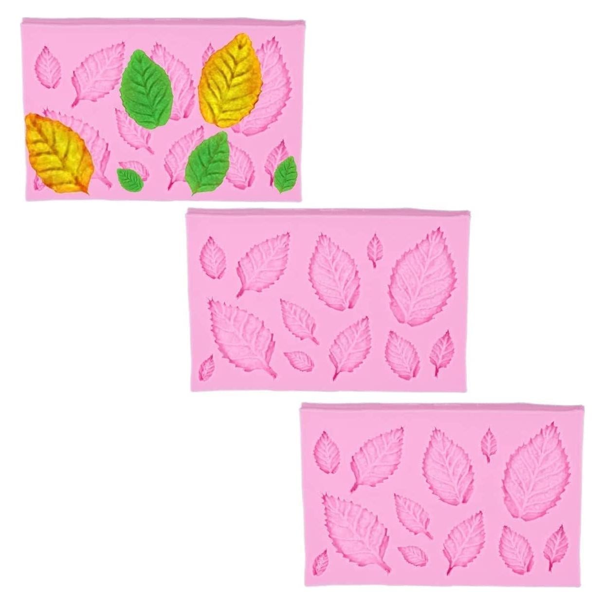 Moldes de Silicona 3D Rosa Galyacht para Pasteles y Manualidades