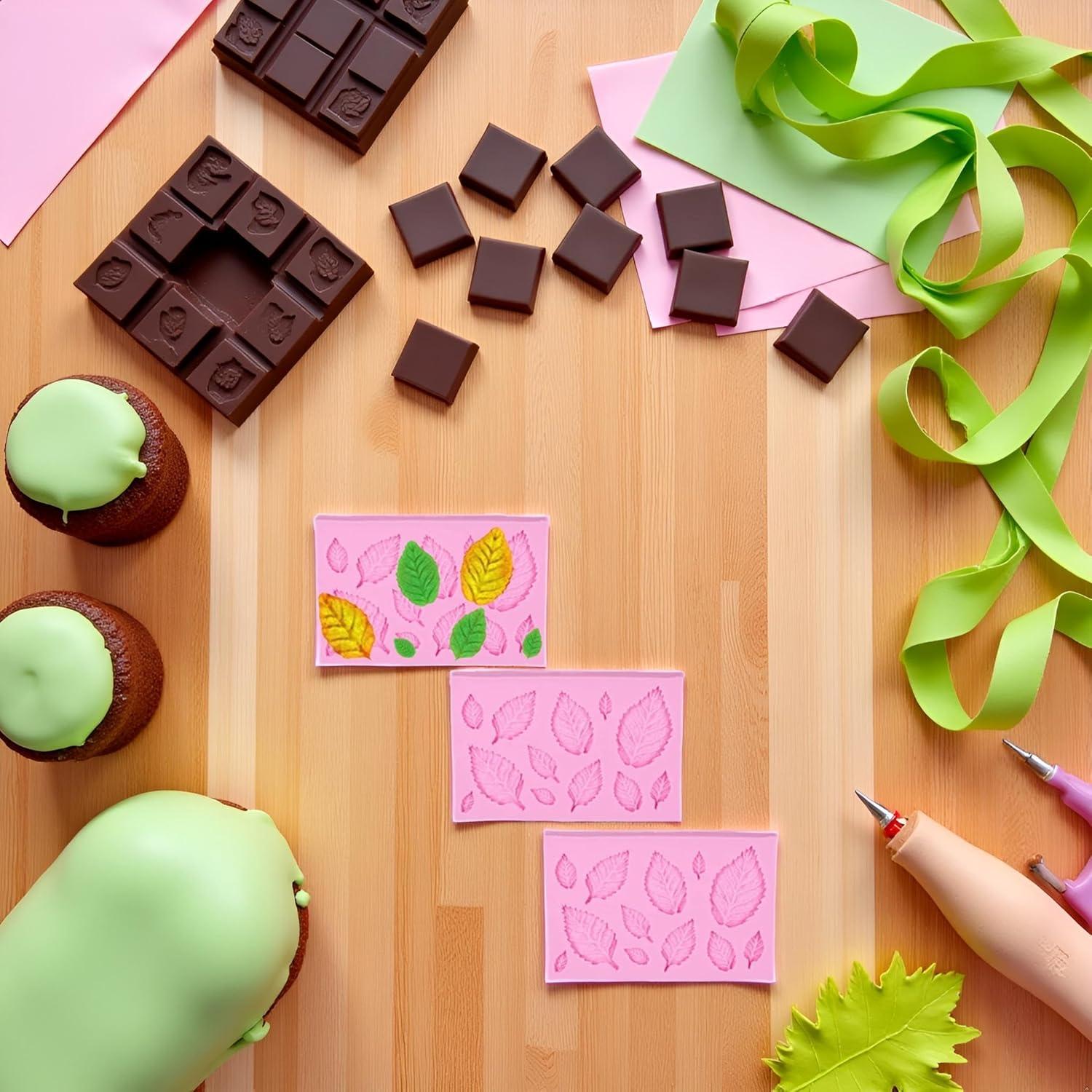 Moldes de Silicona 3D Rosa Galyacht para Pasteles y Manualidades