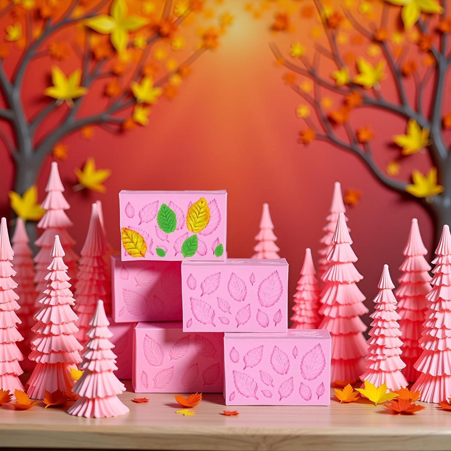 Moldes de Silicona 3D Rosa Galyacht para Pasteles y Manualidades