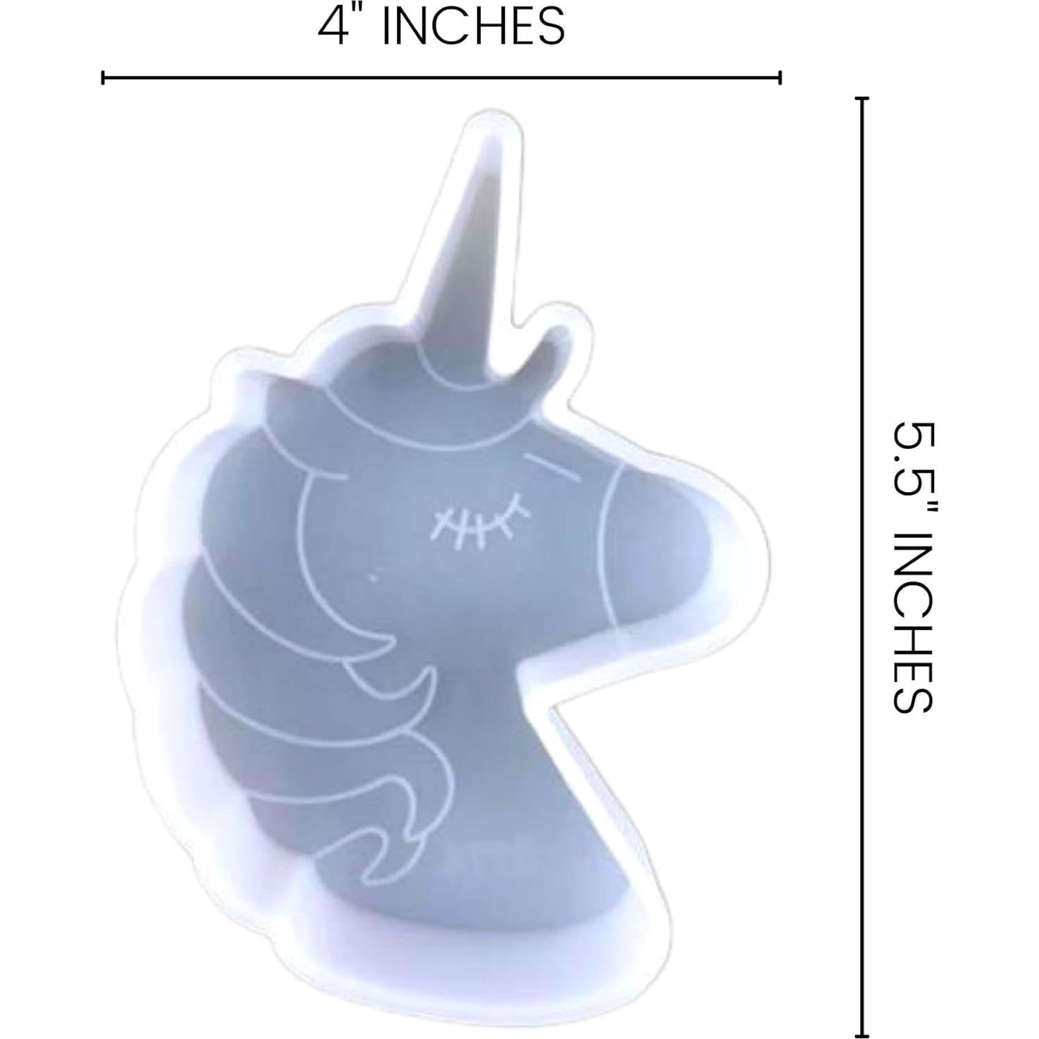 Molde de Silicona Unicornio Lashicorn 10.16x13.97 cm