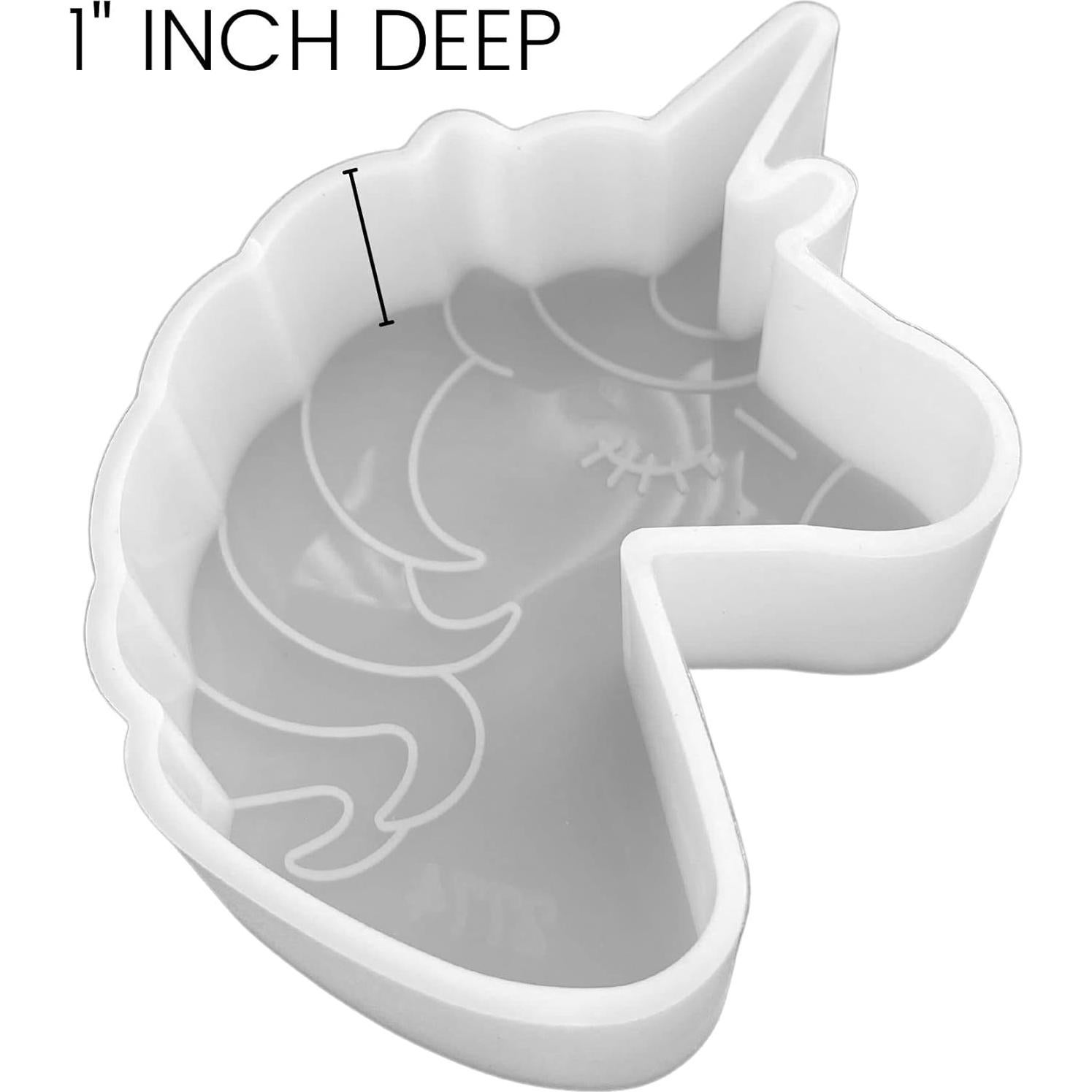 Molde de Silicona Unicornio Lashicorn 10.16x13.97 cm