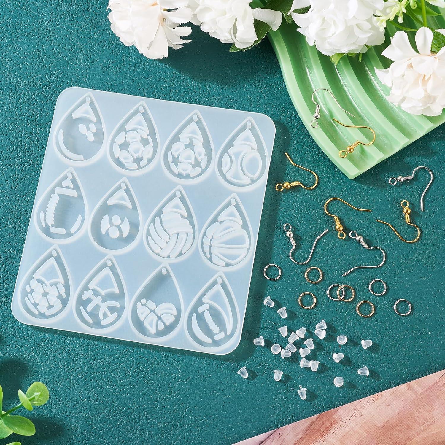 Moldes de Silicona para Pendientes Deportivos Magibeads