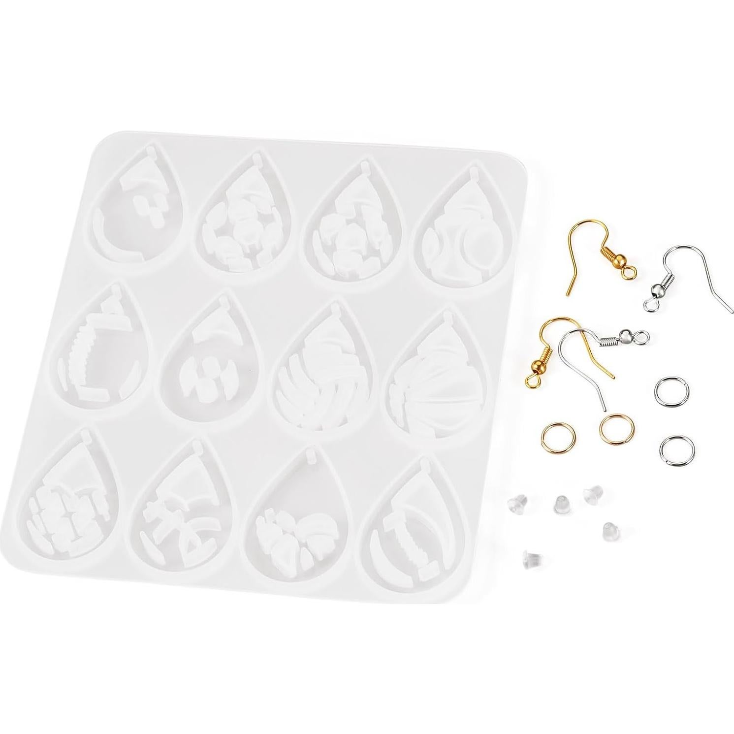 Moldes de Silicona para Pendientes Deportivos Magibeads