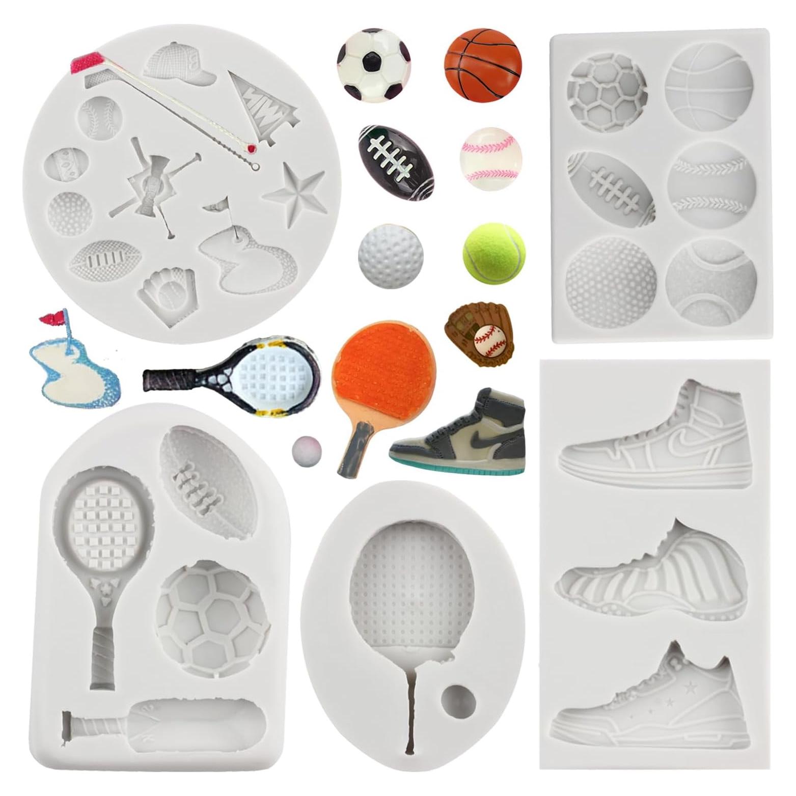 Set de 5 Moldes de Silicona para Fondant FCKEMLDS