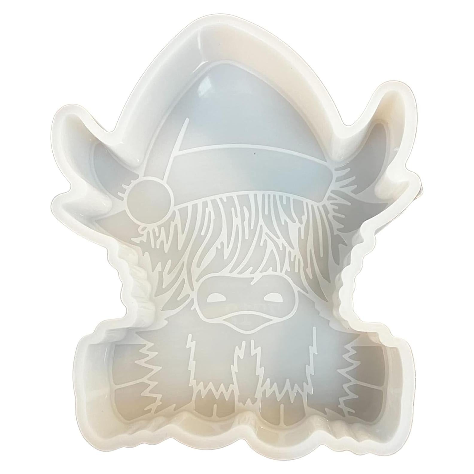 Molde de Silicona Sombrero de Santa Vaca Lashicorn 12.7x10.16 cm