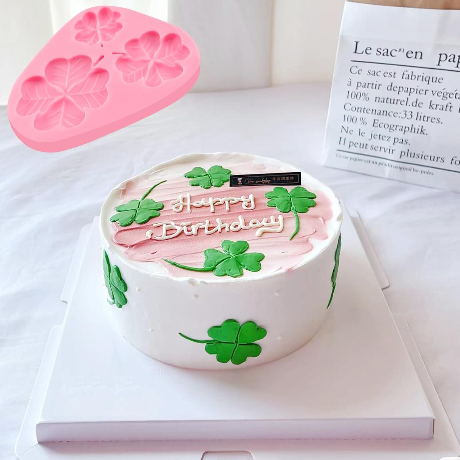 Moldes de Silicona ICOCONG Trébol de Cuatro Hojas 3 Pcs