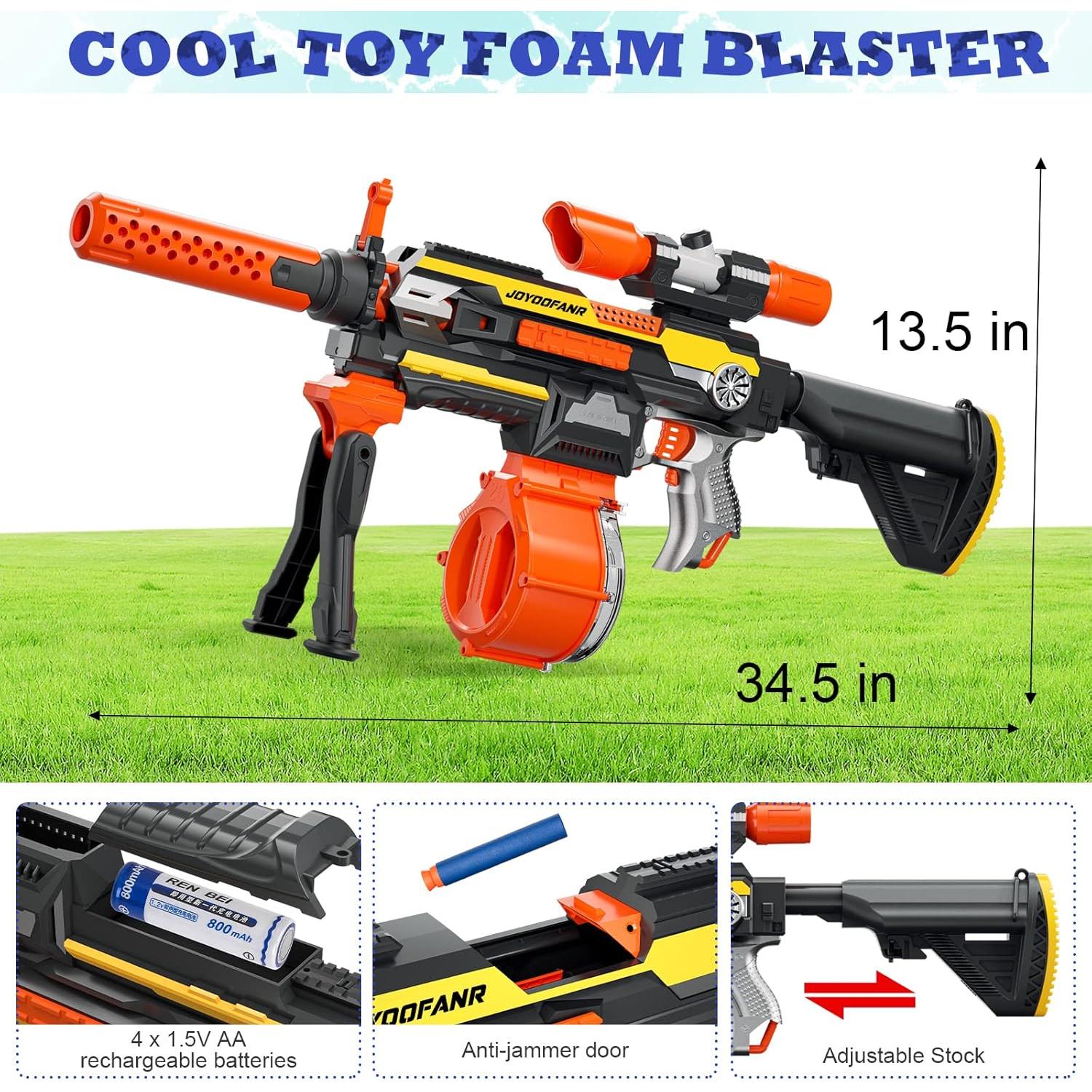 Pistola Juguete Automática JOYOOFANR con Chaleco Táctico