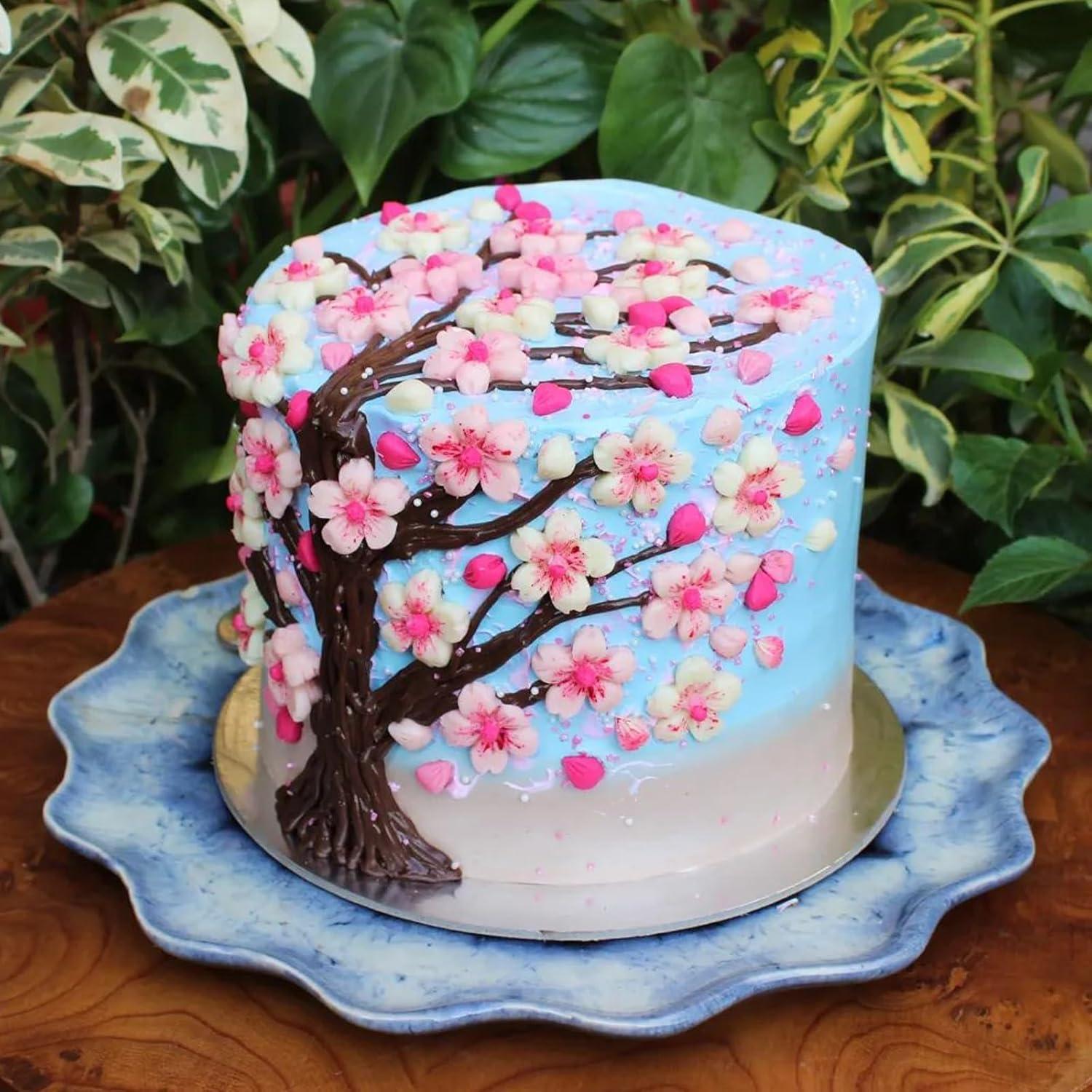 Moldes de Silicona en Forma de Flor YWZBOMOLD 4 Pcs