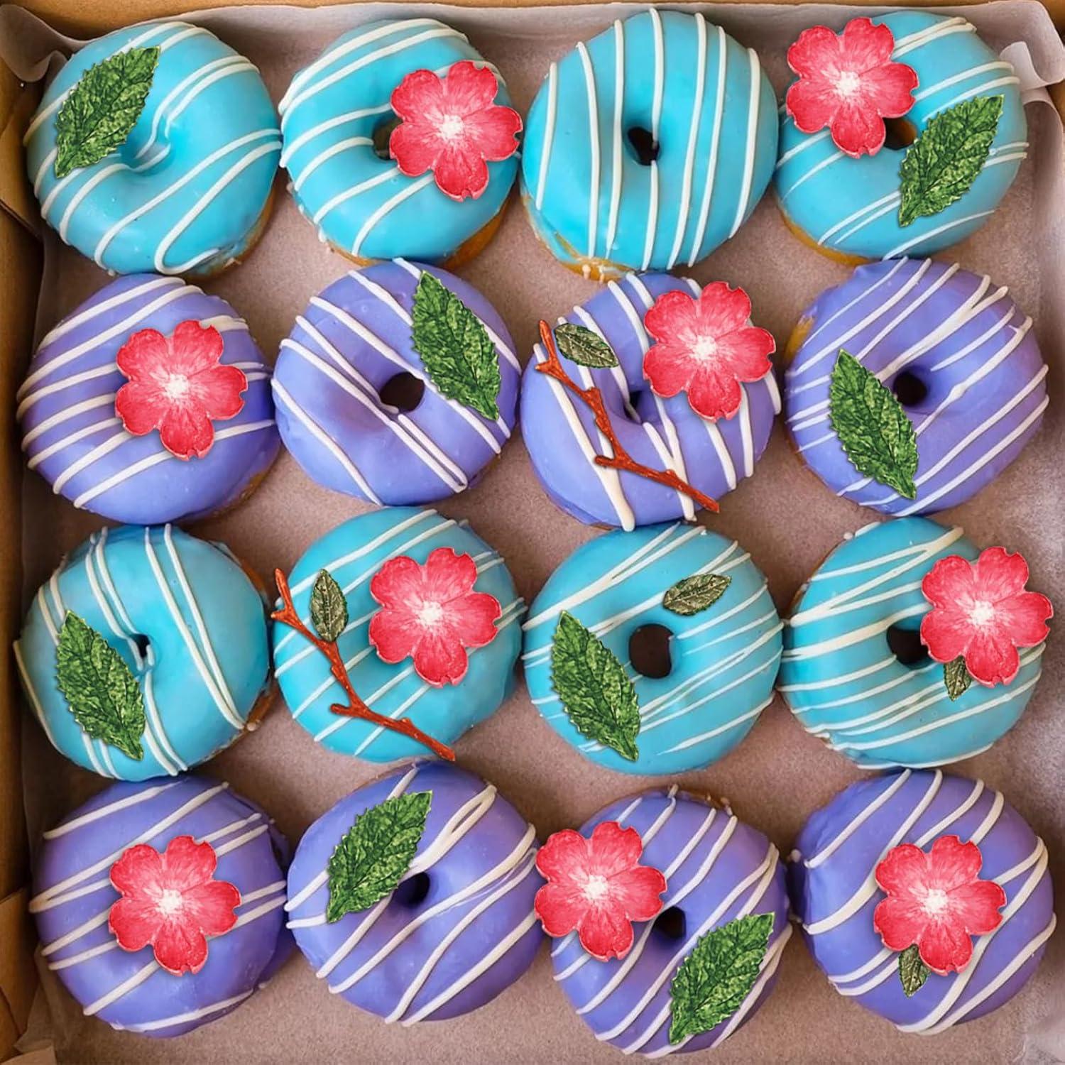 Moldes de Silicona en Forma de Flor YWZBOMOLD 4 Pcs