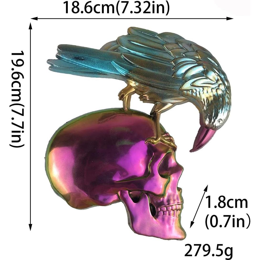 Molde de Silicona Ynxee Calavera de Cuervo 19 x 18.6 cm