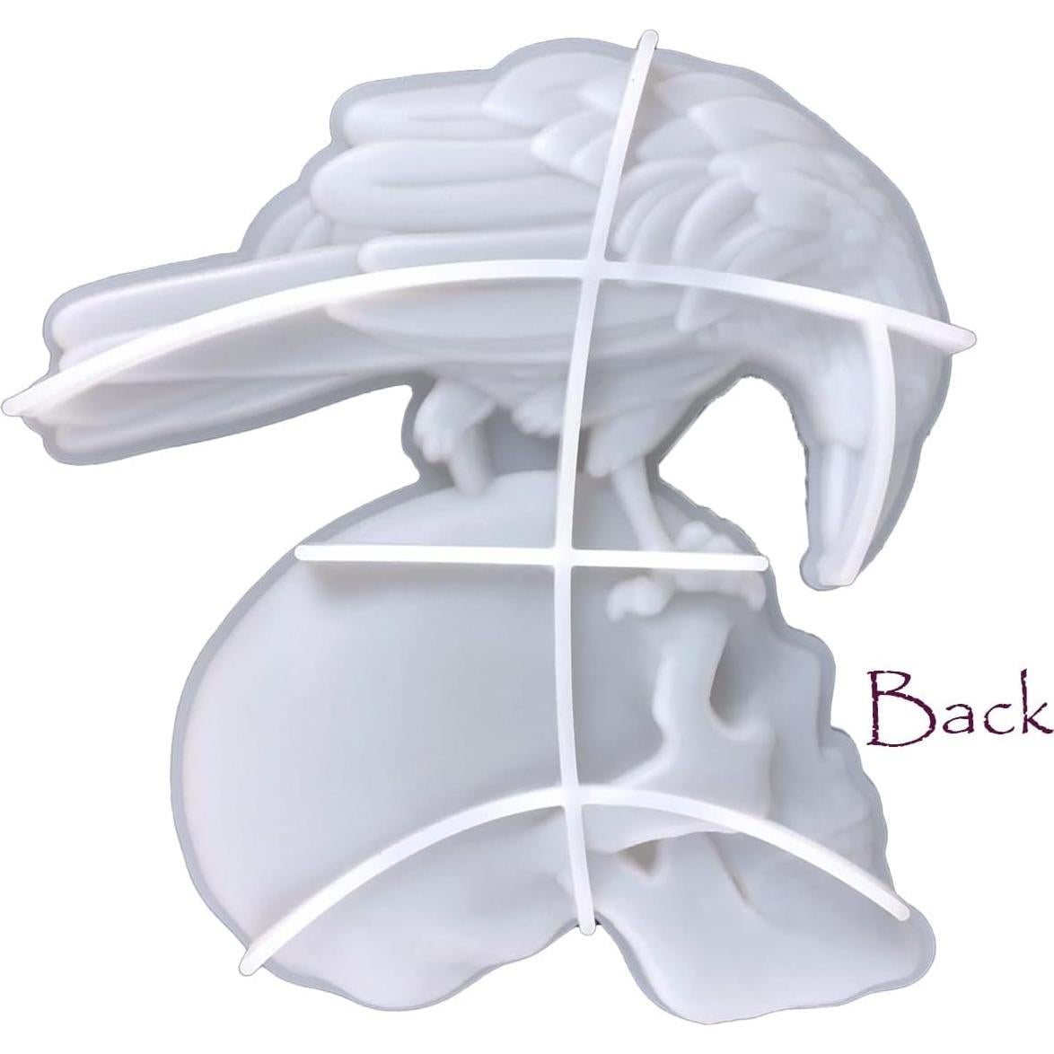 Molde de Silicona Ynxee Calavera de Cuervo 19 x 18.6 cm