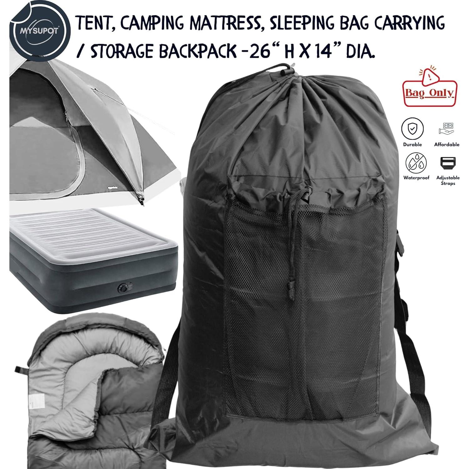 Bolsa de Almacenamiento MYSUPOT Negra 50.8x15.2x71.1 cm