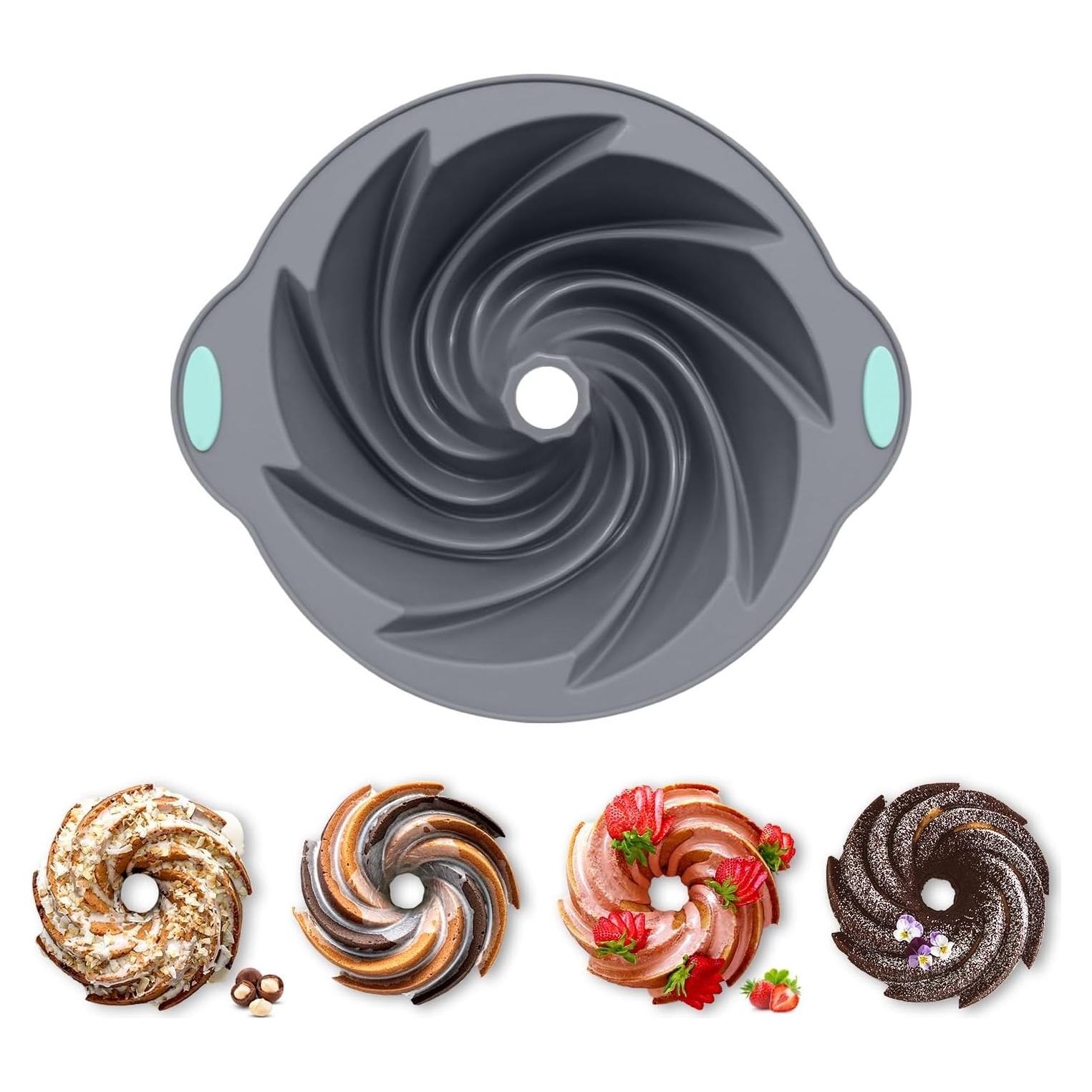 Molde para Pastel Bunte Chicrinum 25.4 cm Silicona con Metal