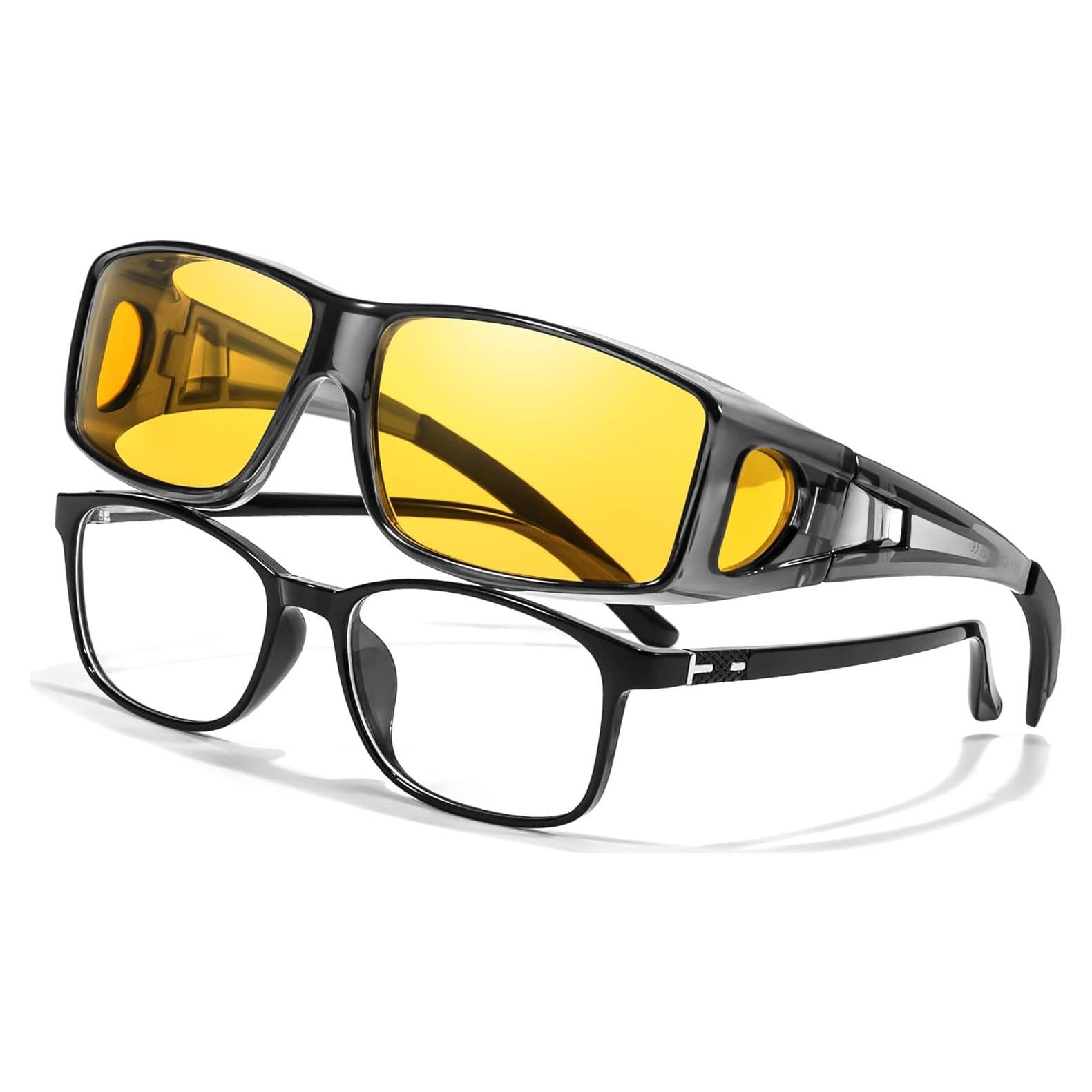 Gafas de Visión Nocturna LVIOE Wrap Around Amarillas