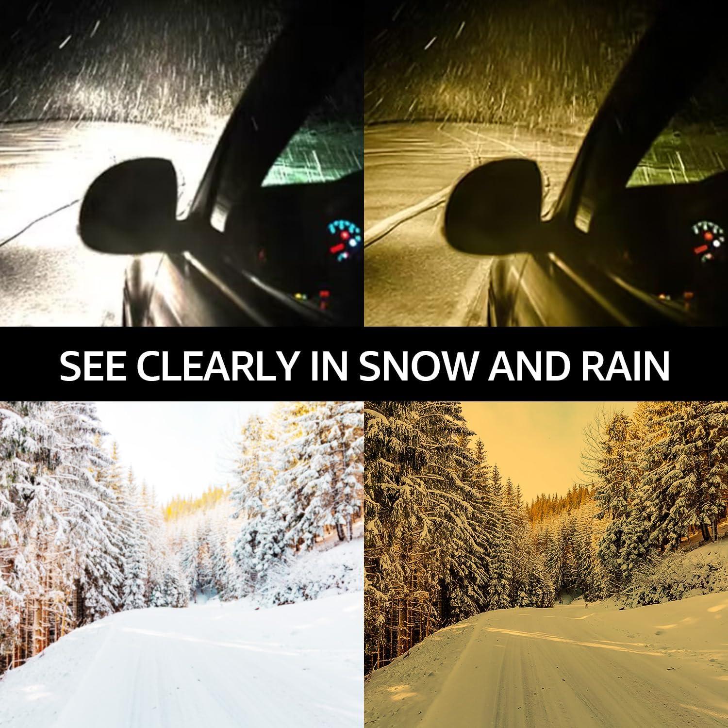 Gafas de Visión Nocturna LVIOE Wrap Around Amarillas