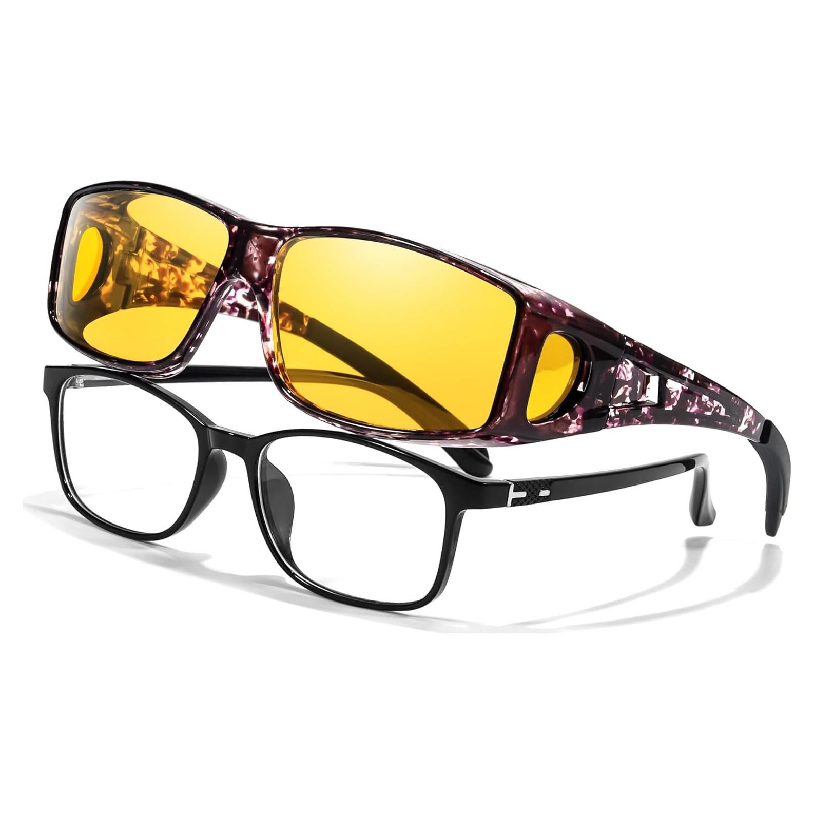 Gafas de Visión Nocturna LVIOE con Lentes Amarillos Polarizados