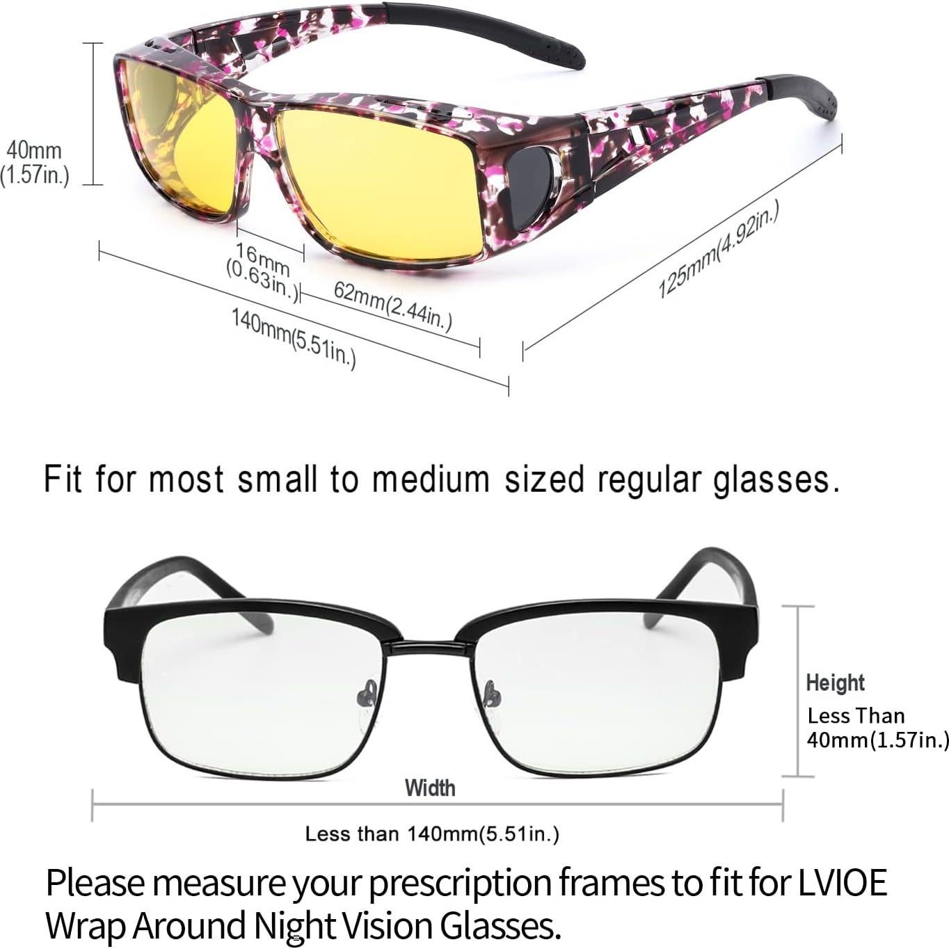 Gafas de Visión Nocturna LVIOE con Lentes Amarillos Polarizados