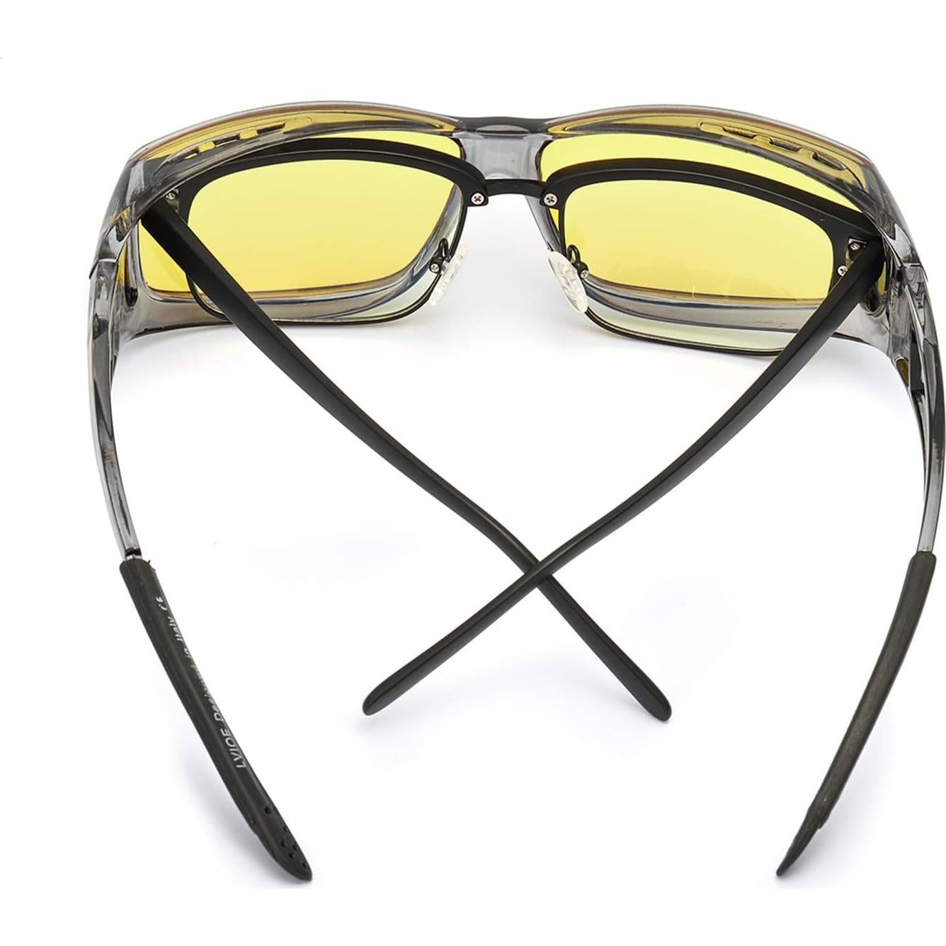 Gafas de Visión Nocturna LVIOE para Conducir con Lentes Amarillos