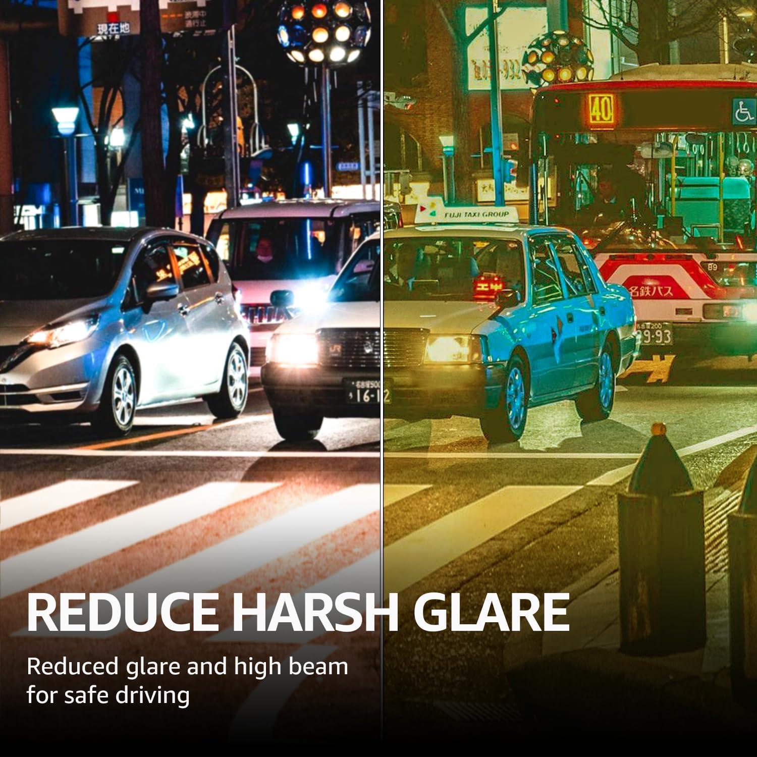 Gafas de Visión Nocturna LVIOE Wrap Around Lentes Amarillos