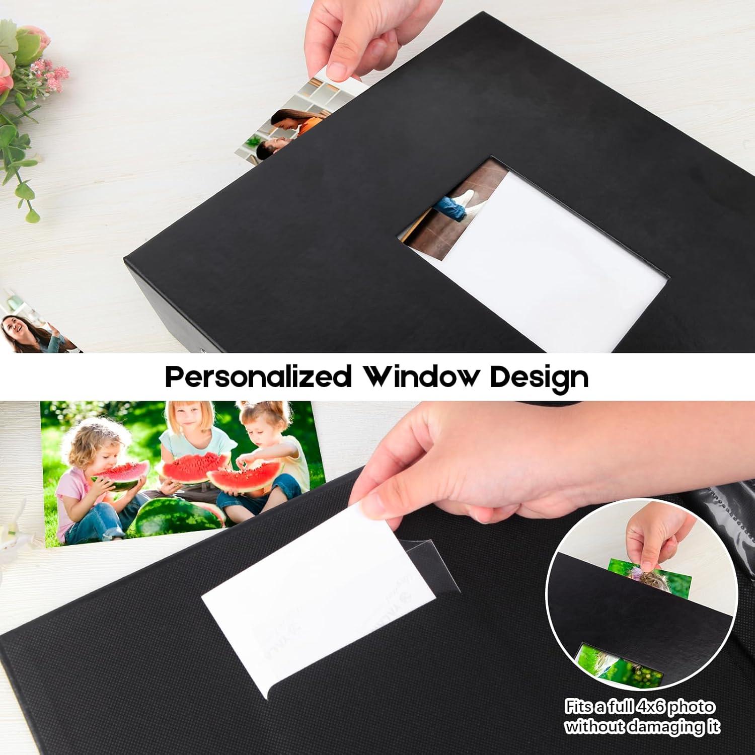 Álbum de Fotos Veicevol 1000 Bolsillos 4x6 Negro