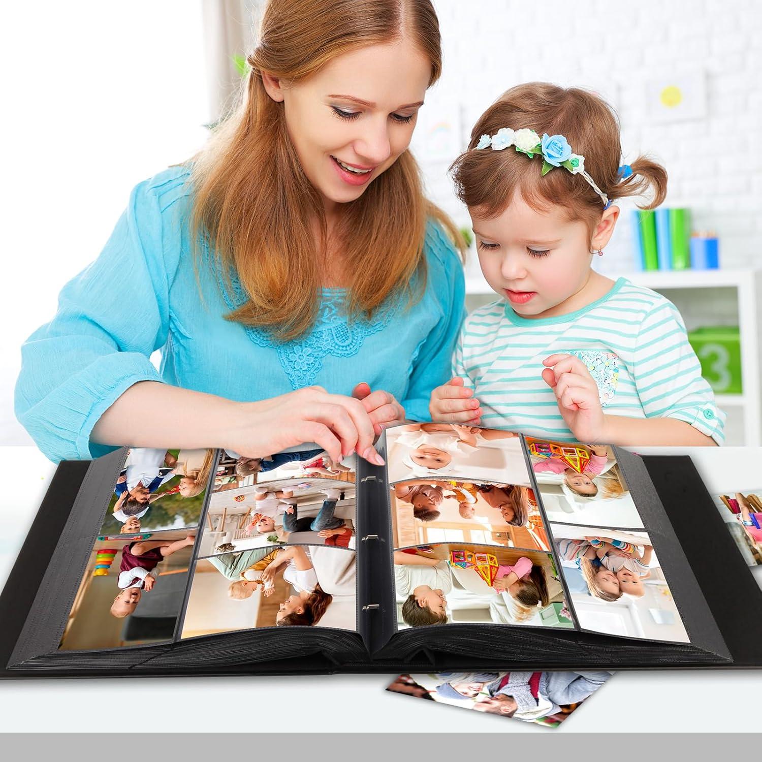 Álbum de Fotos Veicevol 1000 Bolsillos 4x6 Negro