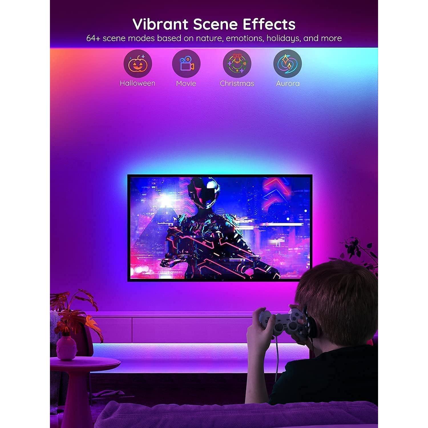 Tira LED Govee RGBIC 10 m Controlada por Voz Alexa