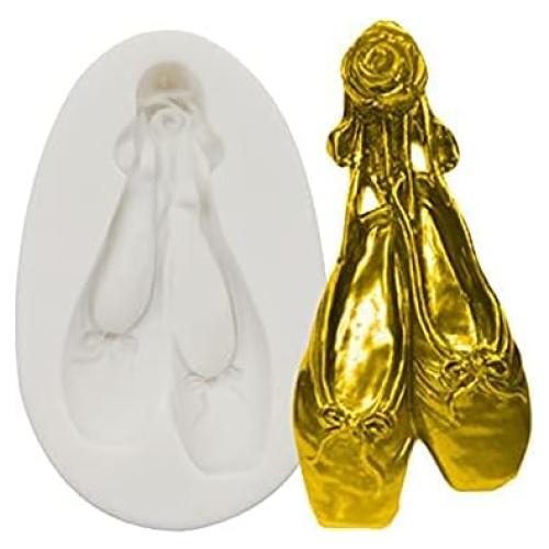 Molde de Silicona para Zapatos de Ballet Guratapa - 6.7x4.1 cm