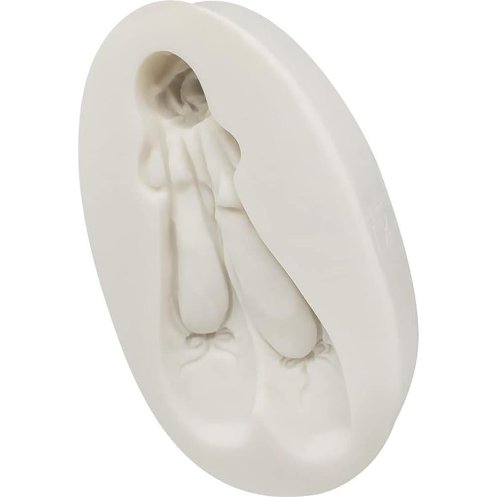 Molde de Silicona para Zapatos de Ballet Guratapa - 6.7x4.1 cm