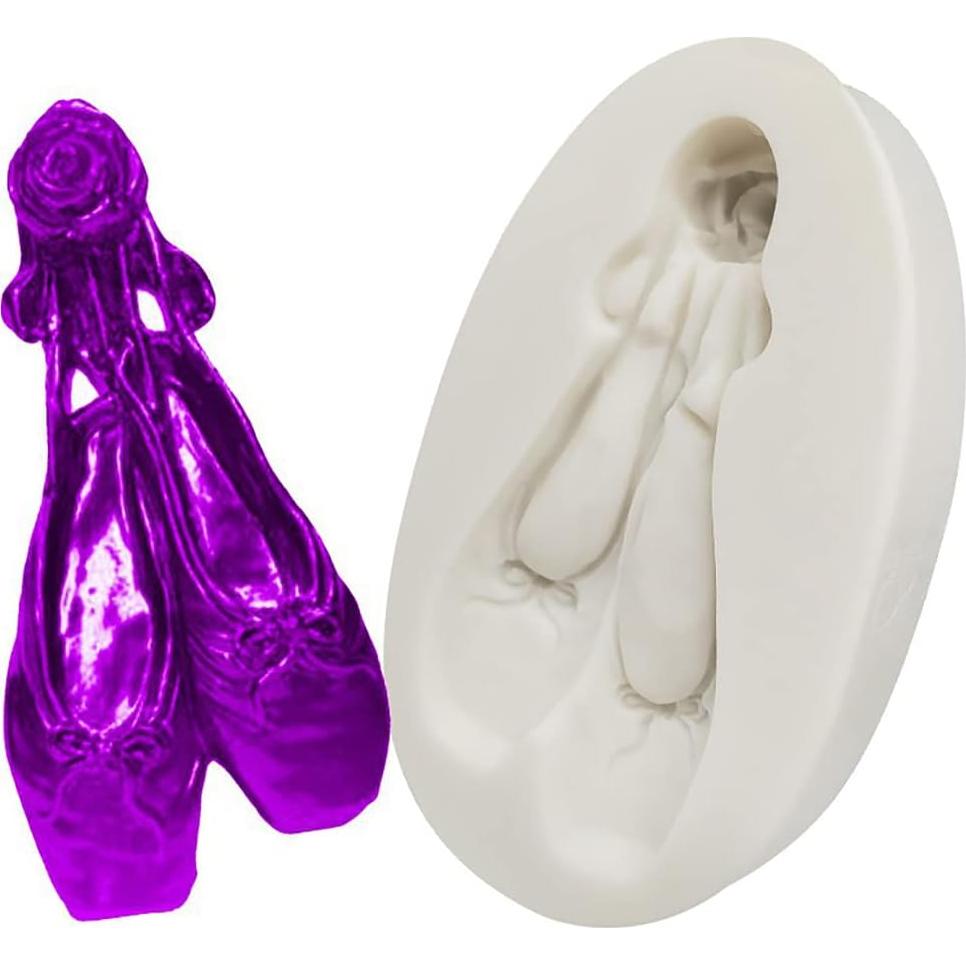 Molde de Silicona para Zapatos de Ballet Guratapa - 6.7x4.1 cm