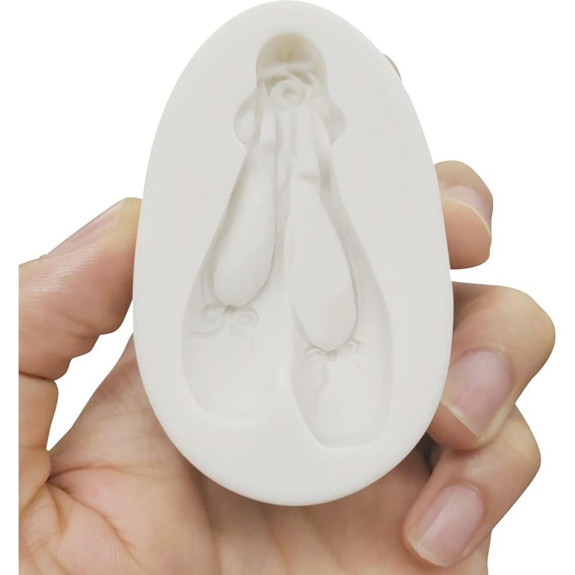 Molde de Silicona para Zapatos de Ballet Guratapa - 6.7x4.1 cm